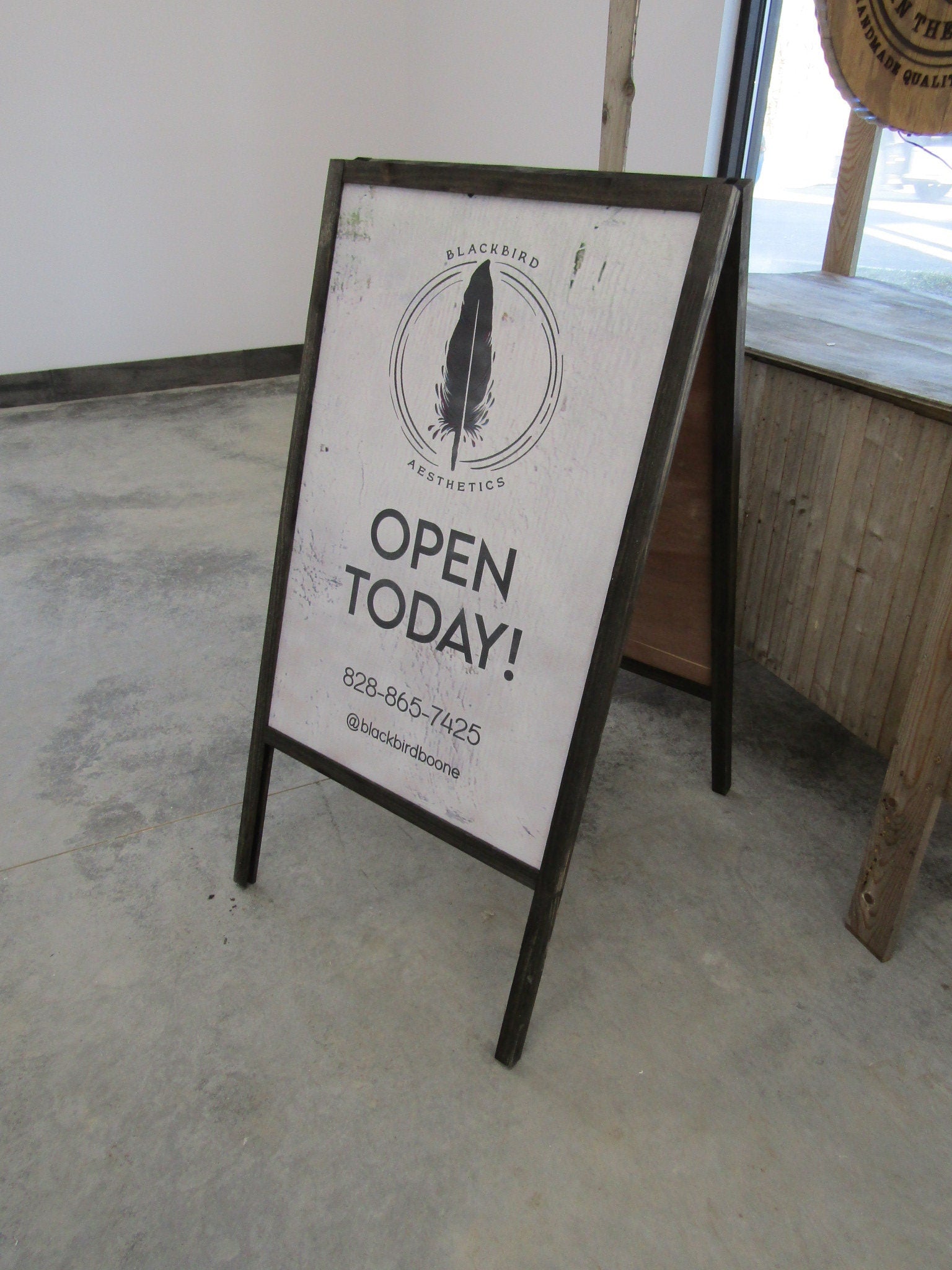 Sidewalk Sign A Frame Folding Sign Affordable Business Sign Your Logo Free Standing Extra Large Commercial Hinge Outdoor Advertising