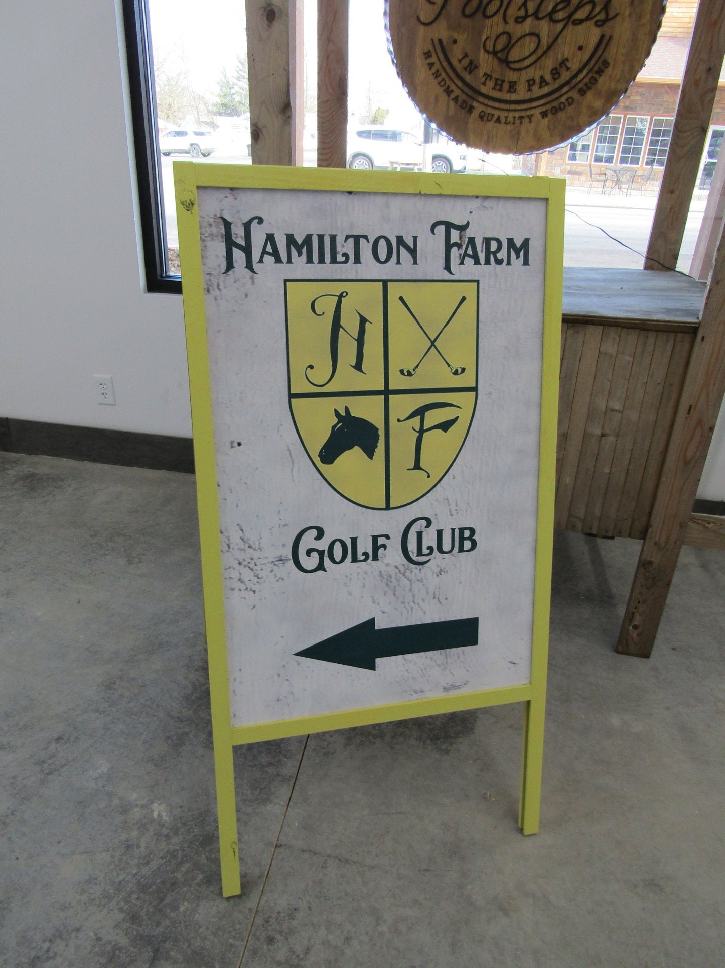 Sidewalk Sign A Frame Folding Sign Affordable Business Sign Your Logo Free Standing Extra Large Commercial Hinge Outdoor Advertising Golf