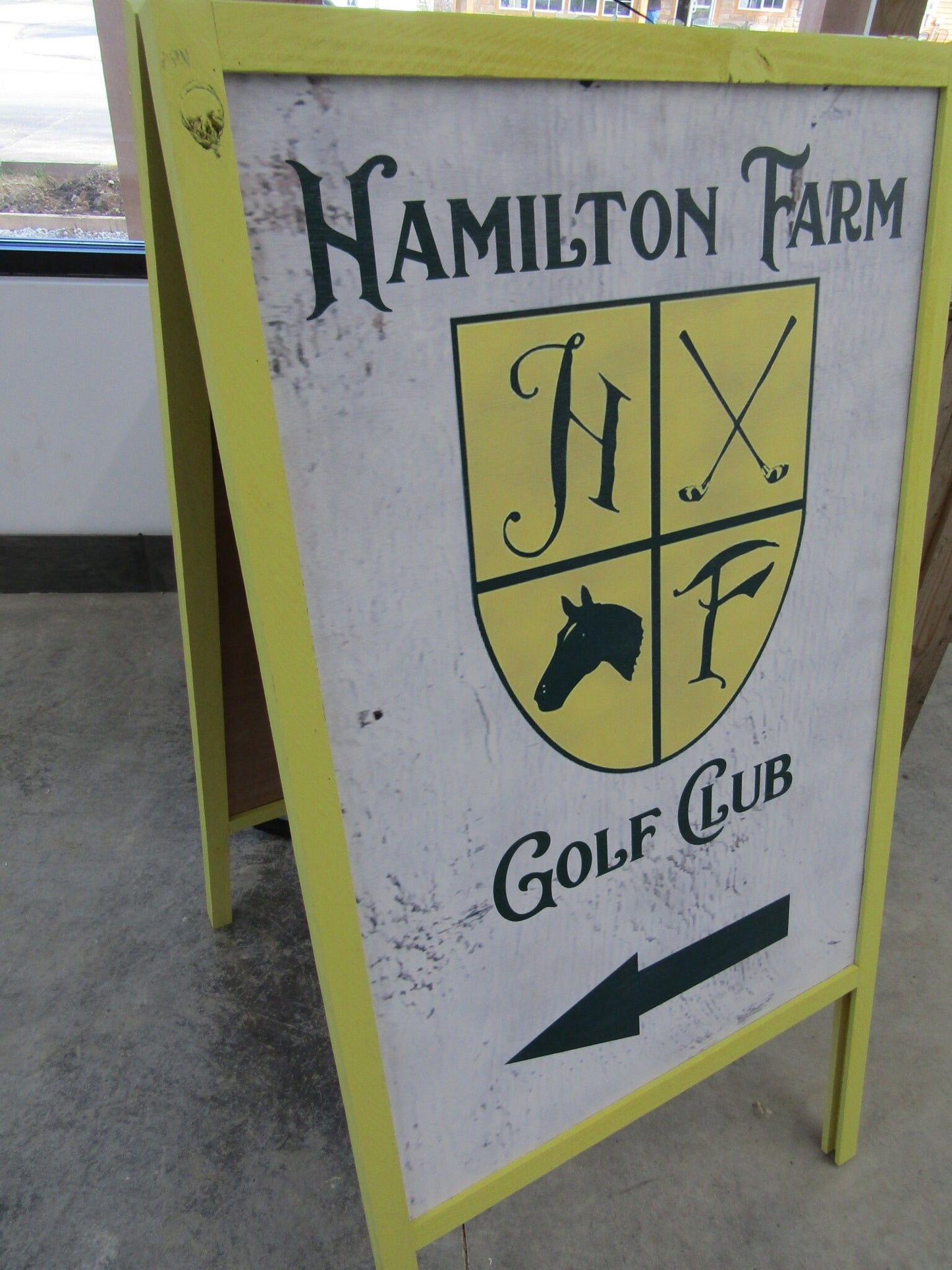 Sidewalk Sign A Frame Folding Sign Affordable Business Sign Your Logo Free Standing Extra Large Commercial Hinge Outdoor Advertising Golf