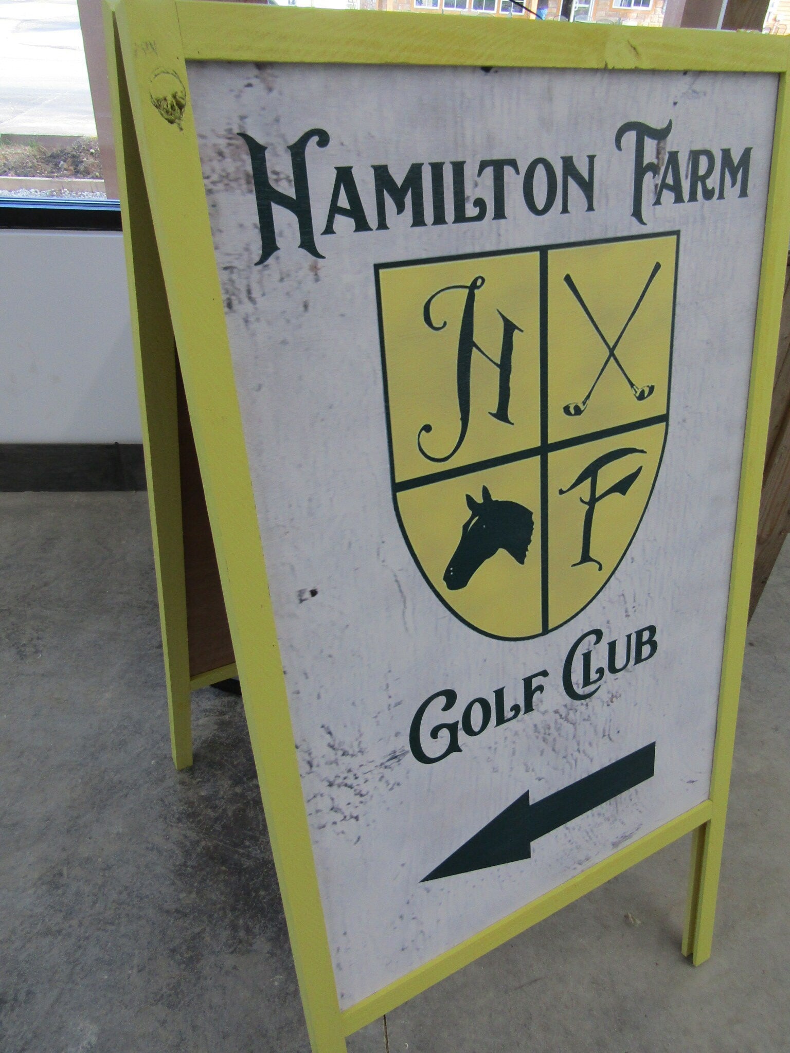 Sidewalk Sign A Frame Folding Sign Affordable Business Sign Your Logo Free Standing Extra Large Commercial Hinge Outdoor Advertising Golf