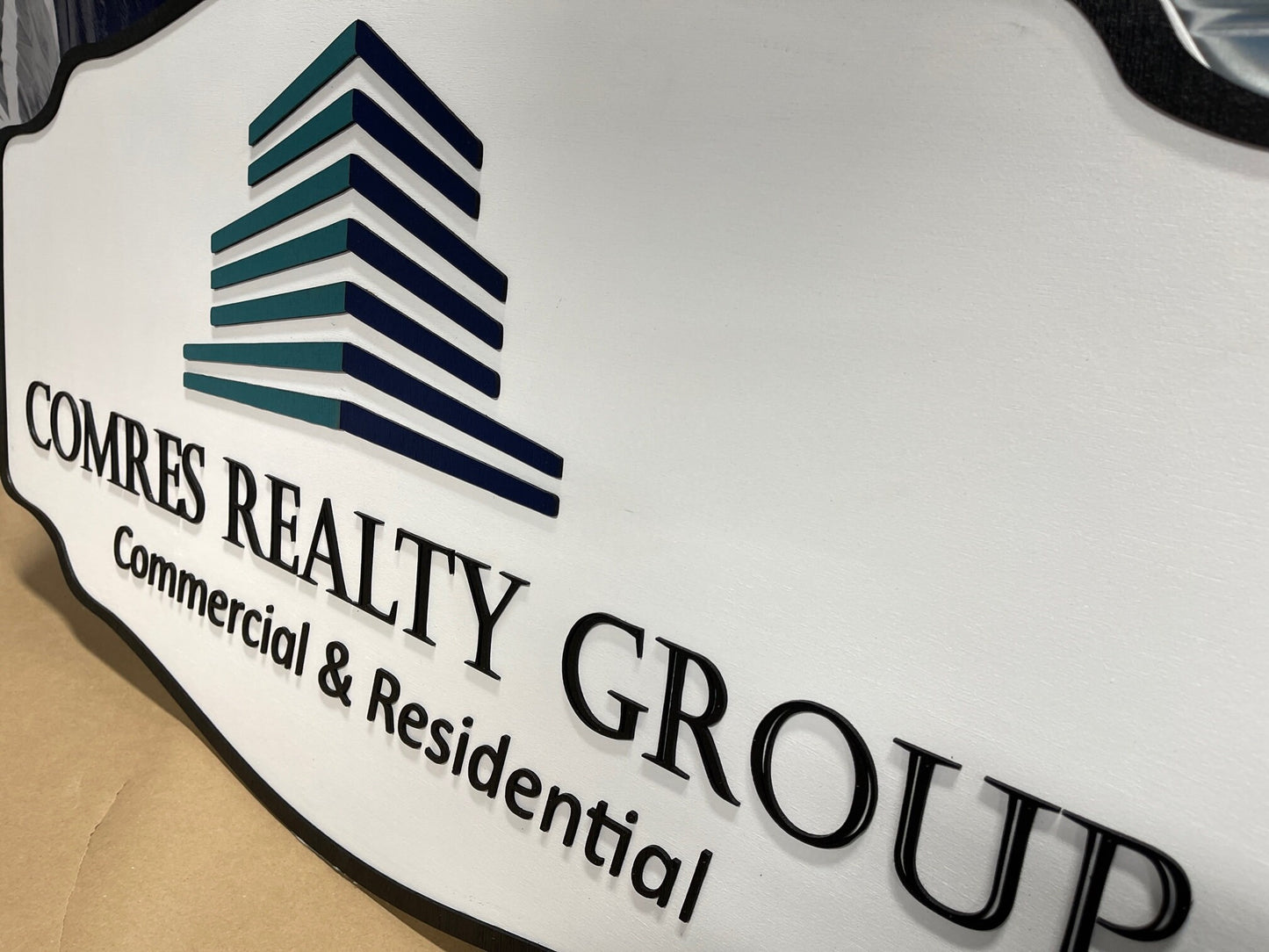 Custom Handmade Wood Sign for Outdoor Indoor Hanging Personalized for your Business, Ranch or Office Commercial Realty Signage