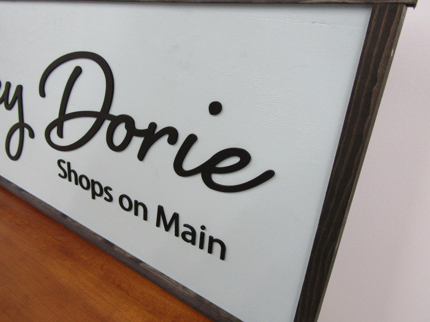 Large Custom Business Sign Commerical Signage We Use Your Actual Graphic Business Logo Wood Laser Cut Out 3D Extra Large Hunkey Dorie