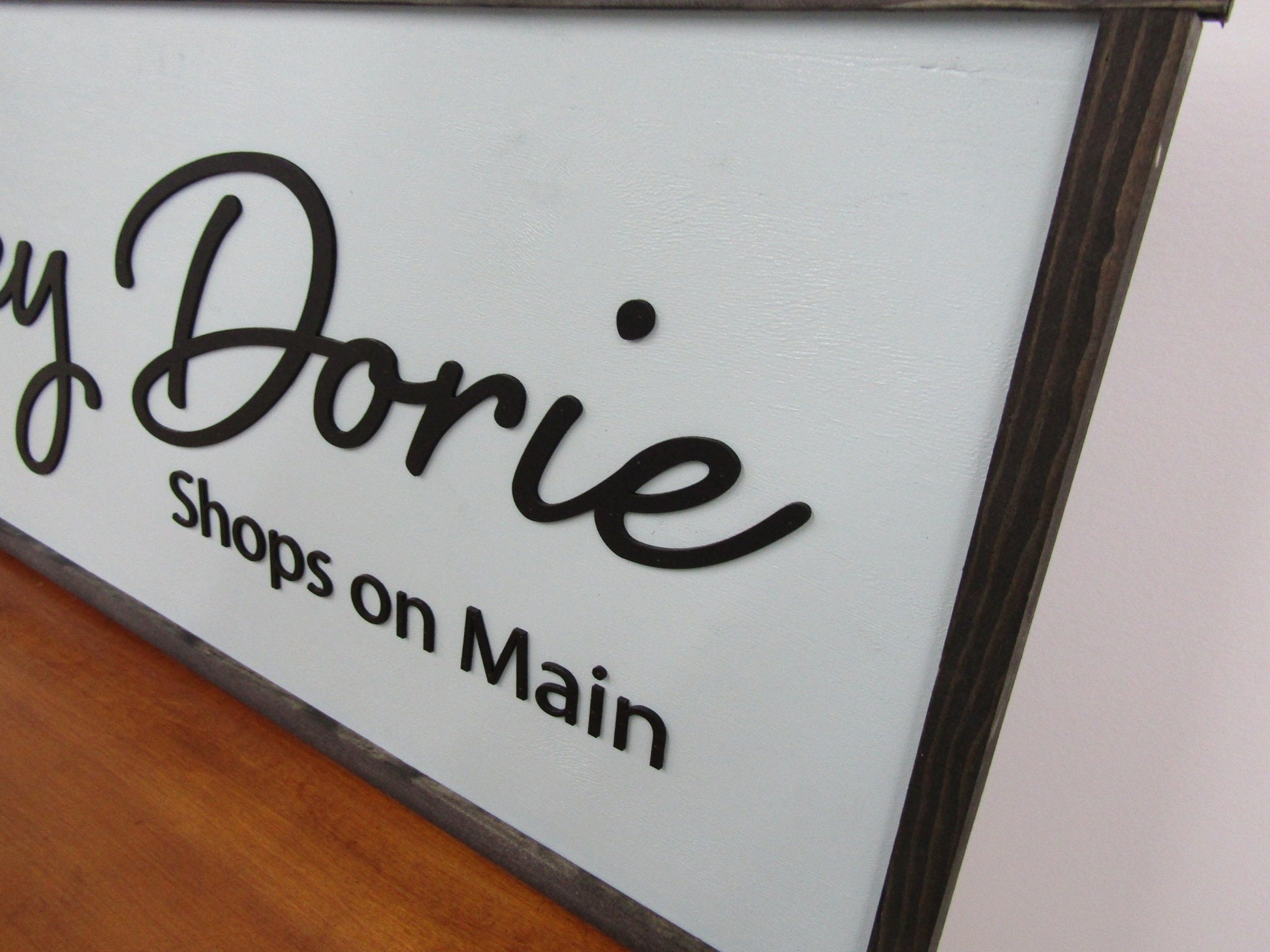 Large Custom Business Sign Commerical Signage We Use Your Actual Graphic Business Logo Wood Laser Cut Out 3D Extra Large Hunkey Dorie