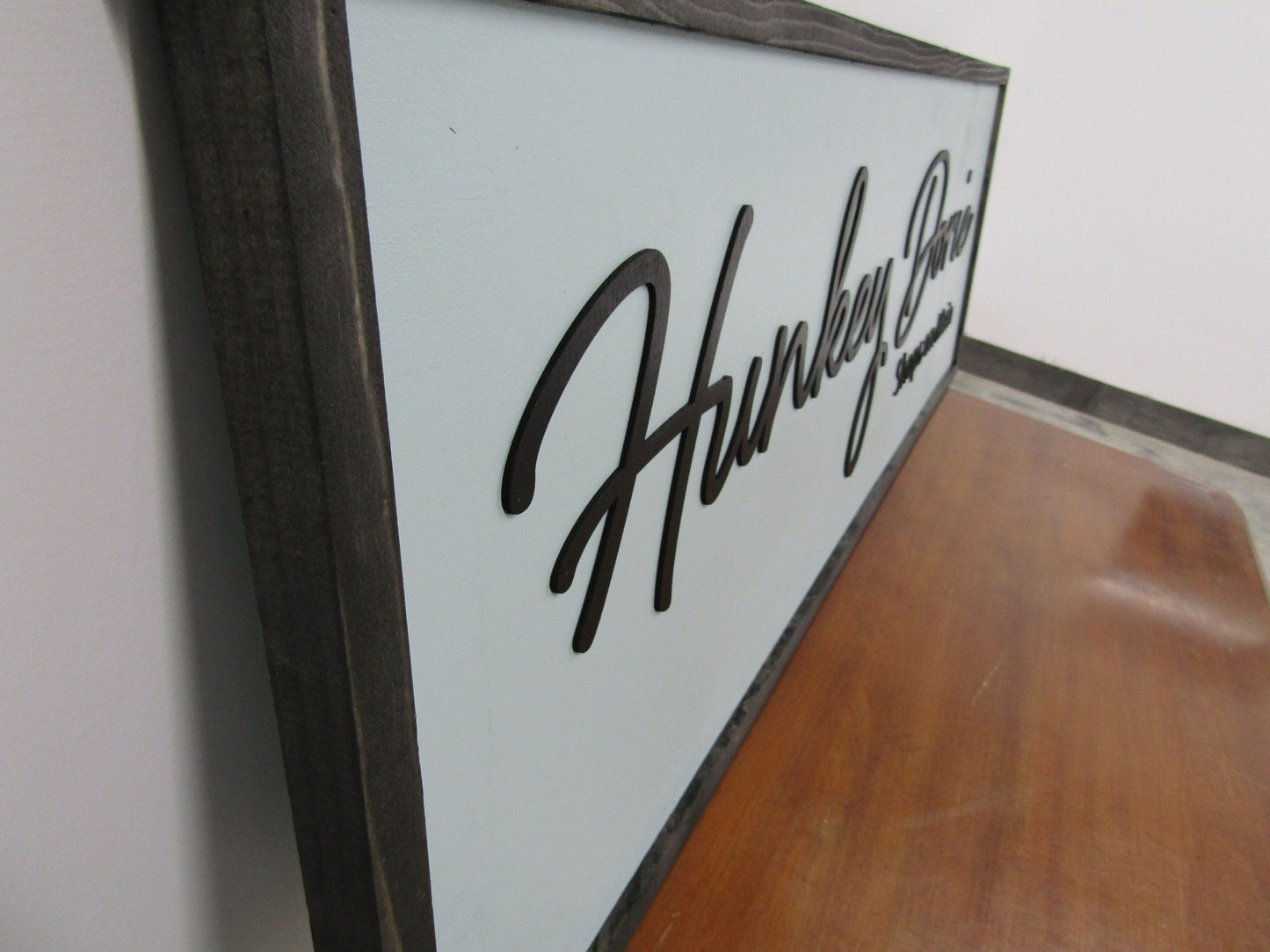 Large Custom Business Sign Commerical Signage We Use Your Actual Graphic Business Logo Wood Laser Cut Out 3D Extra Large Hunkey Dorie