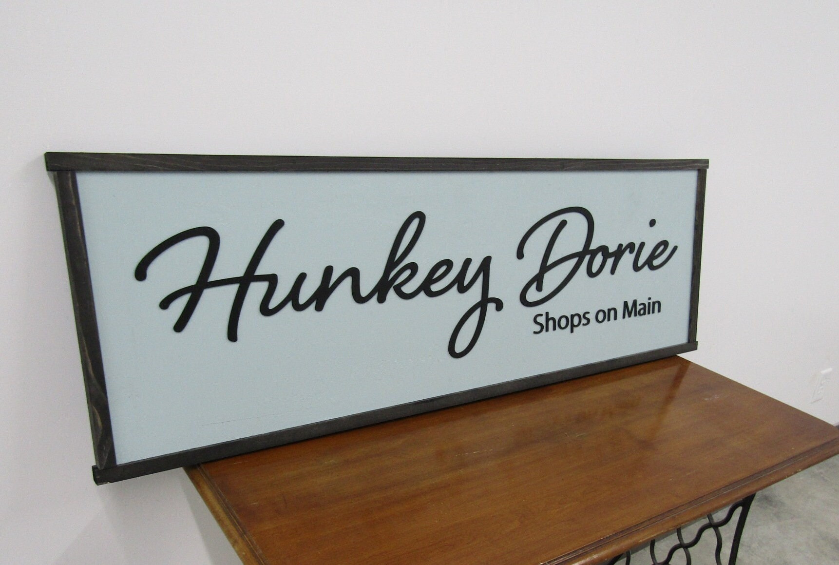 Large Custom Business Sign Commerical Signage We Use Your Actual Graphic Business Logo Wood Laser Cut Out 3D Extra Large Hunkey Dorie