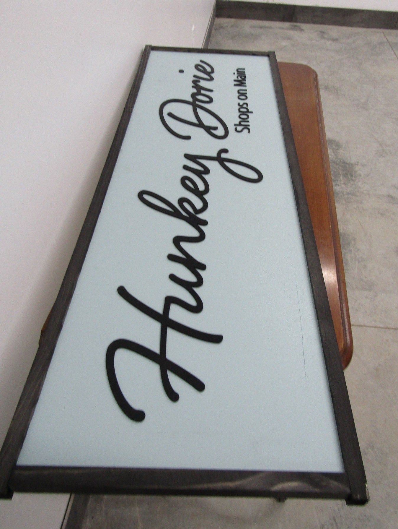 Large Custom Business Sign Commerical Signage We Use Your Actual Graphic Business Logo Wood Laser Cut Out 3D Extra Large Hunkey Dorie