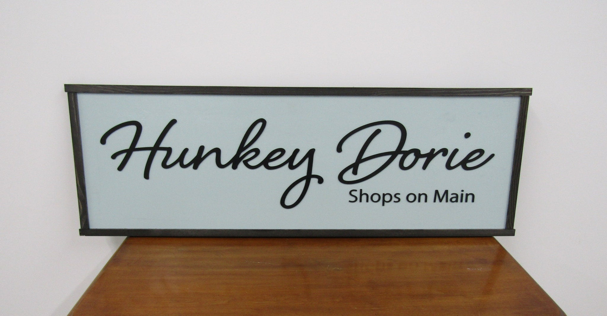 Large Custom Business Sign Commerical Signage We Use Your Actual Graphic Business Logo Wood Laser Cut Out 3D Extra Large Hunkey Dorie