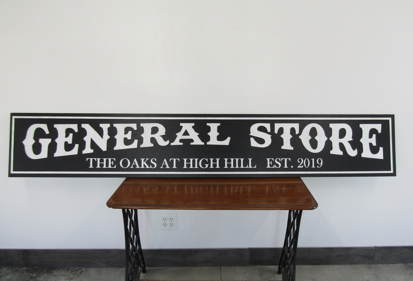 Extra Large Custom General Store Ranch Sign Over-sized Rustic Business Logo Wood Laser Cut Out 3D Footstepsinthepast Small Business