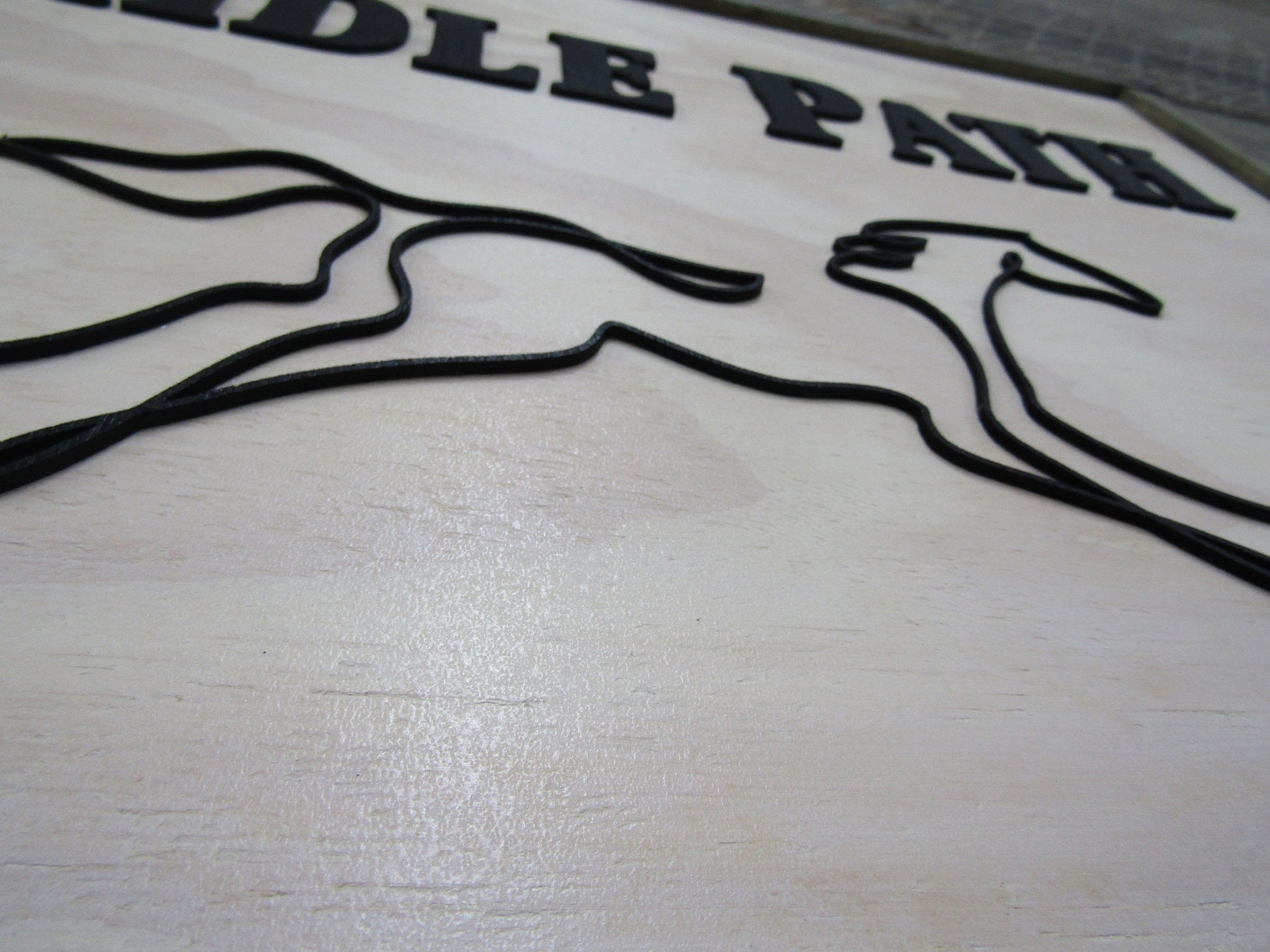 Large Custom Ranch Signage Bridal Path Private Drive Sign Company Name Square Oversized Rustic Business Logo Co Wood Laser Cut Out 3D Horse