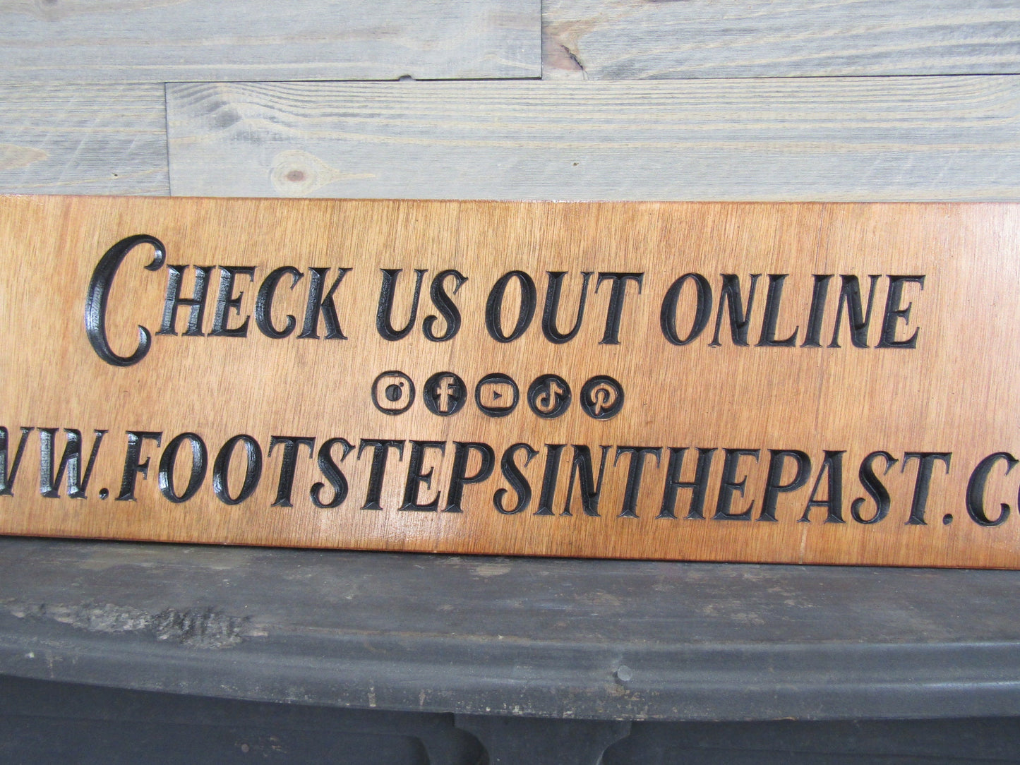 Custom Business Sign Personalized Advertising Style Engraved Commerical Signage Routed Carved Indoor Outdoor Color Filled Sign Handmade