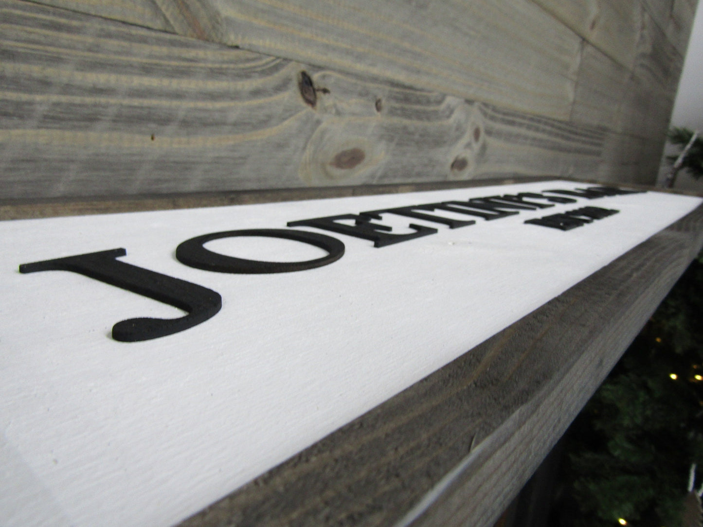 Custom Personalized Bar Sign Fathers Day Gift Established Sign Oversized 3D Raised Text Made To Order Indoor Outdoor Patio Basement Signage
