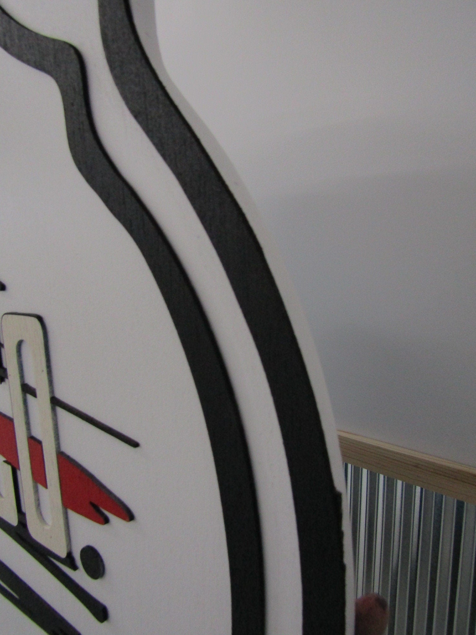Curved business  sign