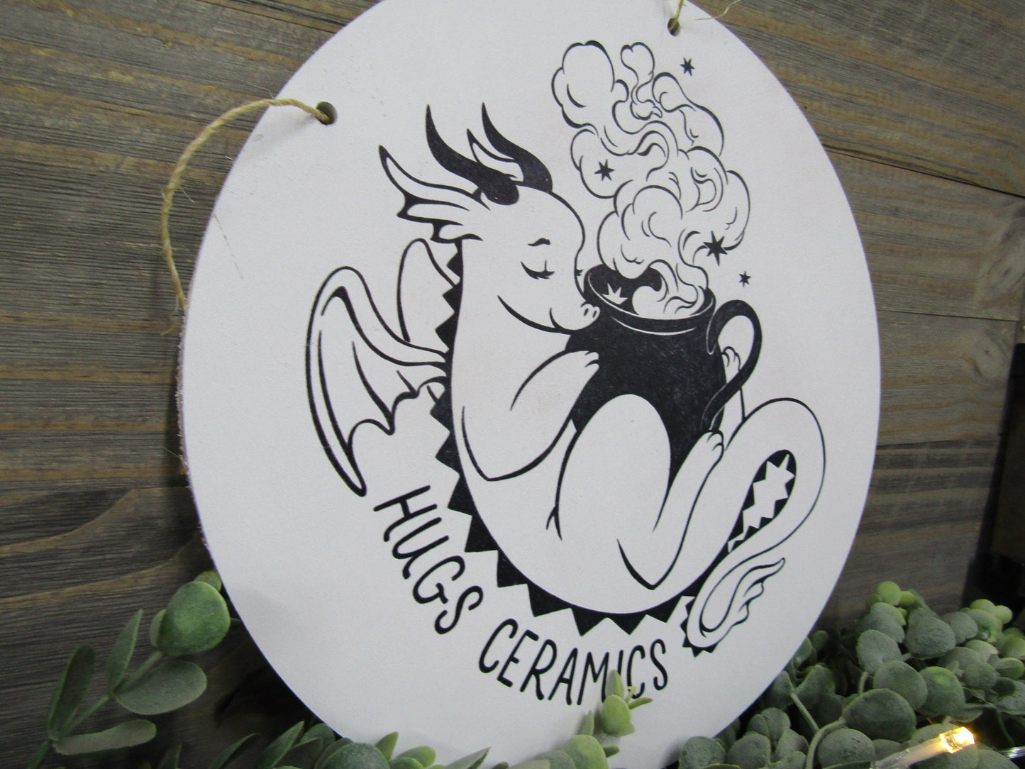 Coffee shop custom sign printed direct to wood. personalized with your logo great for your store front or behind register