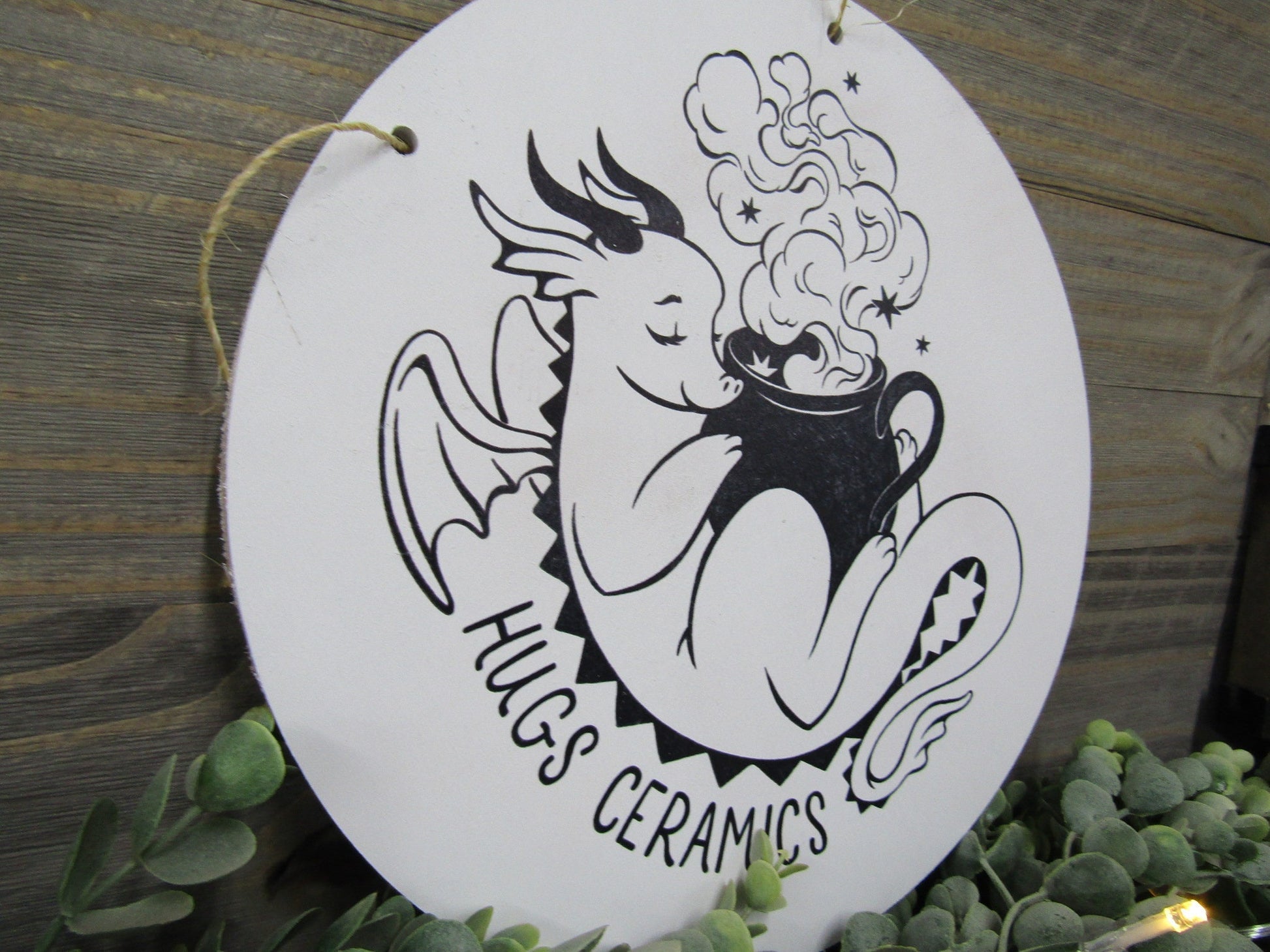 Coffee shop custom sign printed direct to wood. personalized with your logo great for your store front or behind register