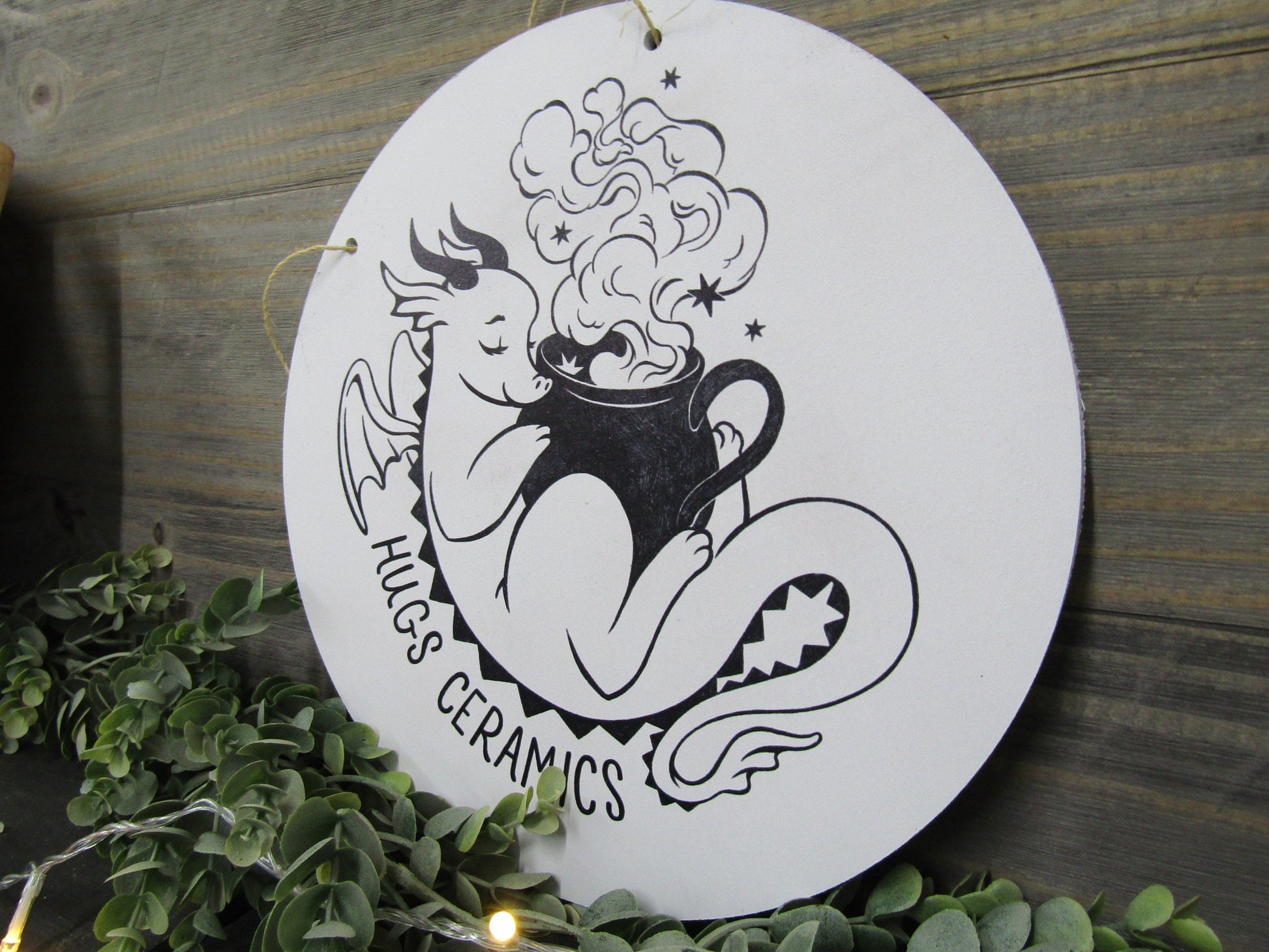 Coffee shop custom sign printed direct to wood. personalized with your logo great for your store front or behind register