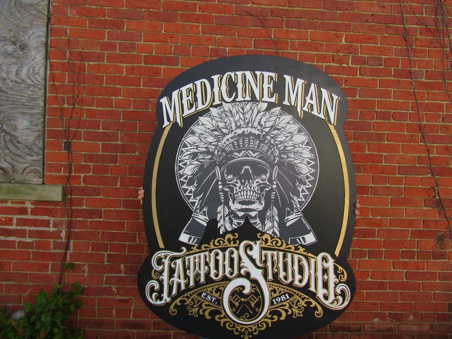 Custom Sign for Tattoo Studio