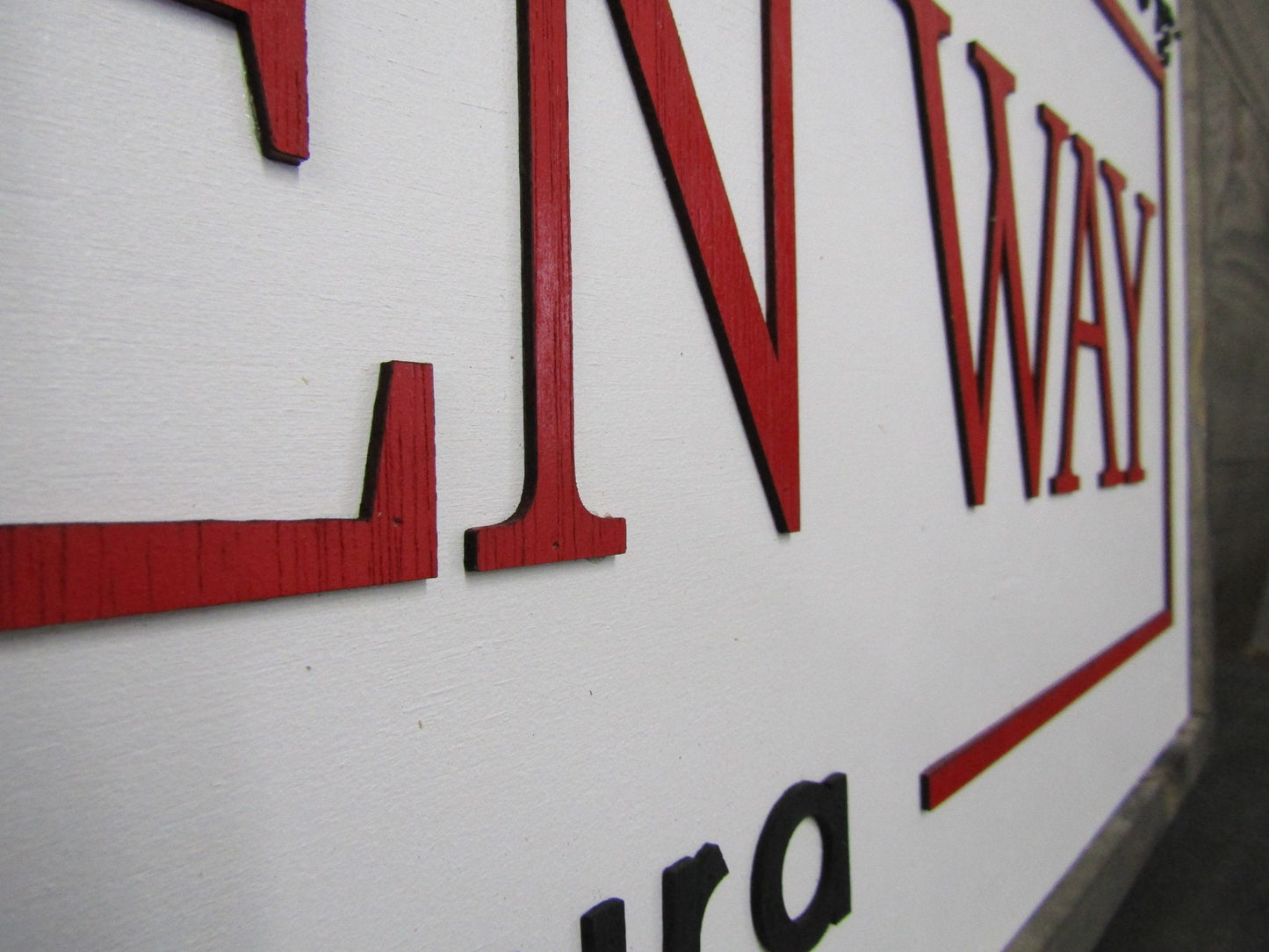 Large Custom Ranch Sign Over-sized Rustic Wood Laser Cut Out 3D Extra Large Sign Home Thank You Established Wettersten Way Handmade Farm