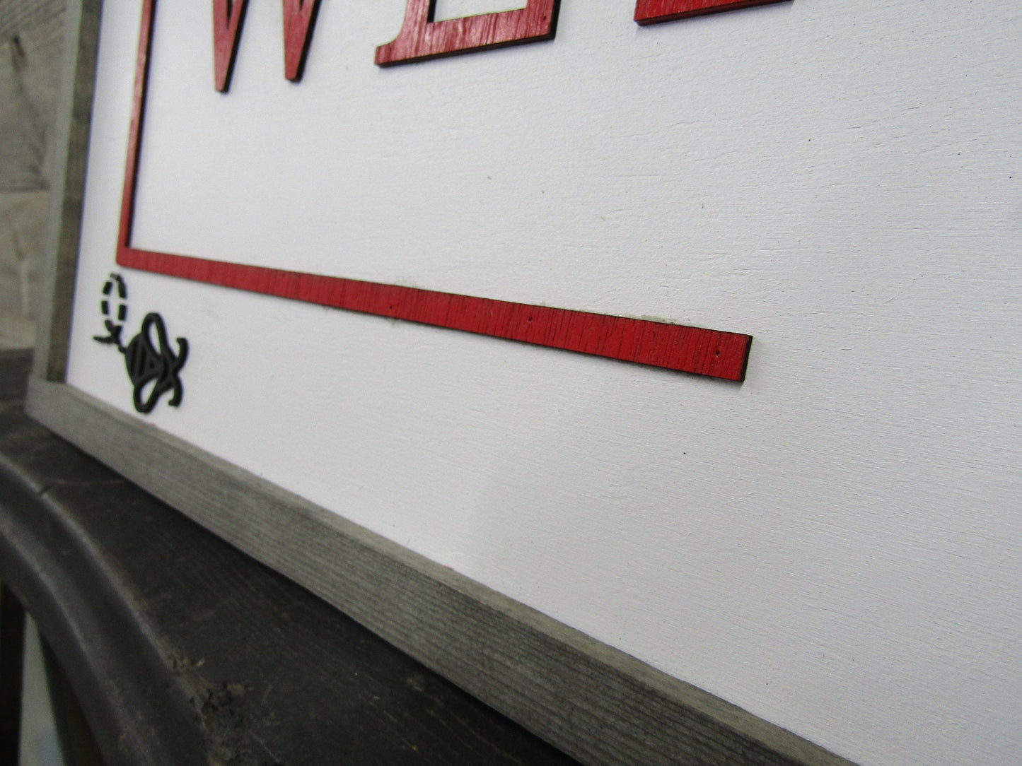 Large Custom Ranch Sign Over-sized Rustic Wood Laser Cut Out 3D Extra Large Sign Home Thank You Established Wettersten Way Handmade Farm