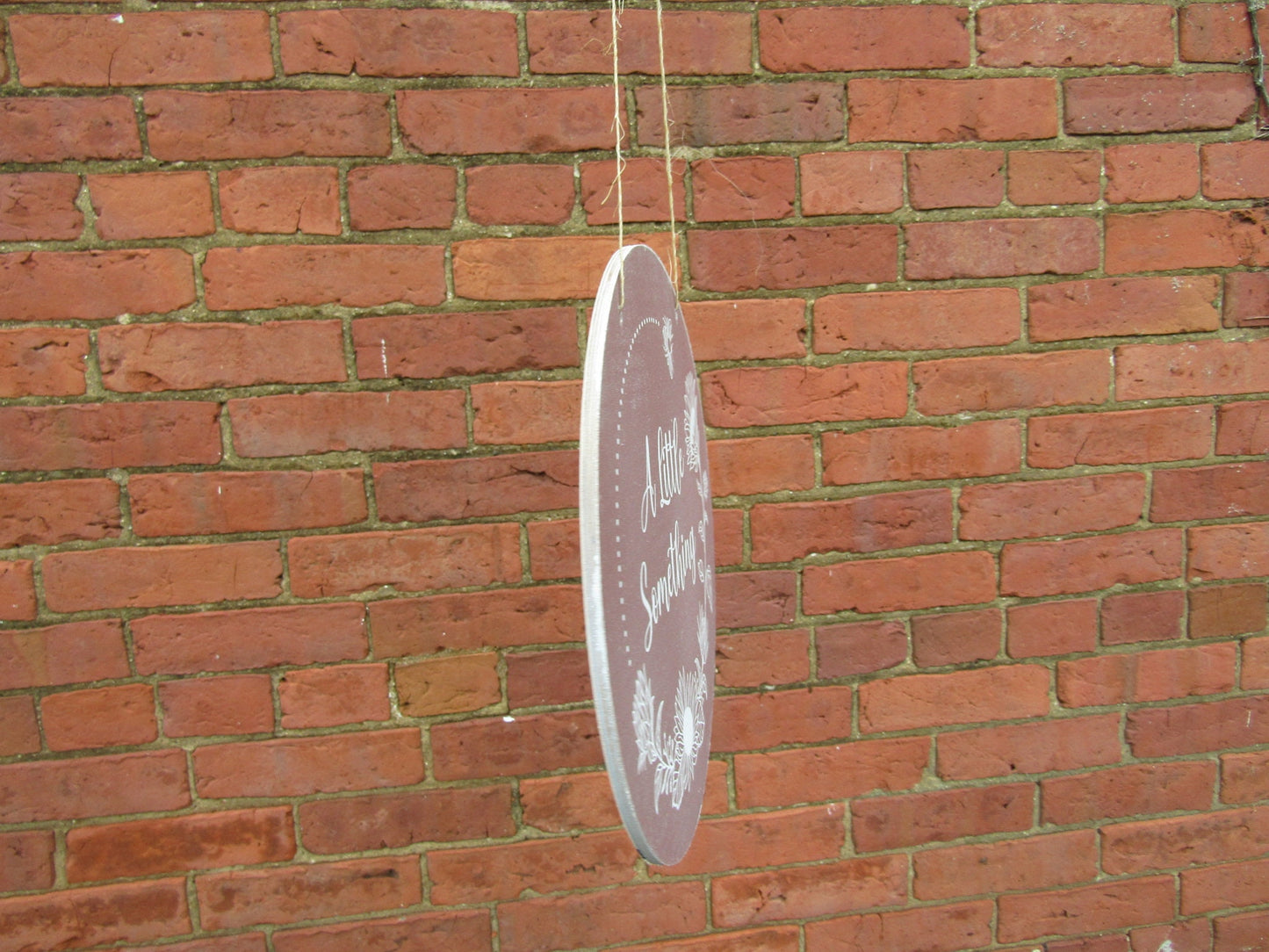 A little something Booth Vendor Sign Small Business Commerical Signage Your Logo Image Printed on Wood Light Weight Sunflowers Bees Handmade