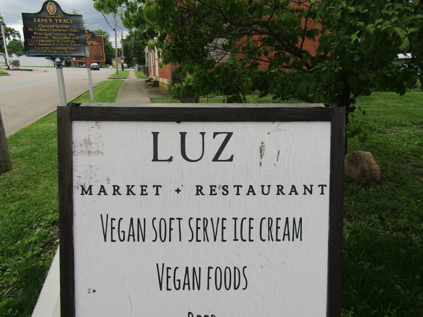 Restaurant Market Food Truck Sidewalk Sign Handmade A Frame Foldable Wooden Informational Sign Business Commerical Professional Signage