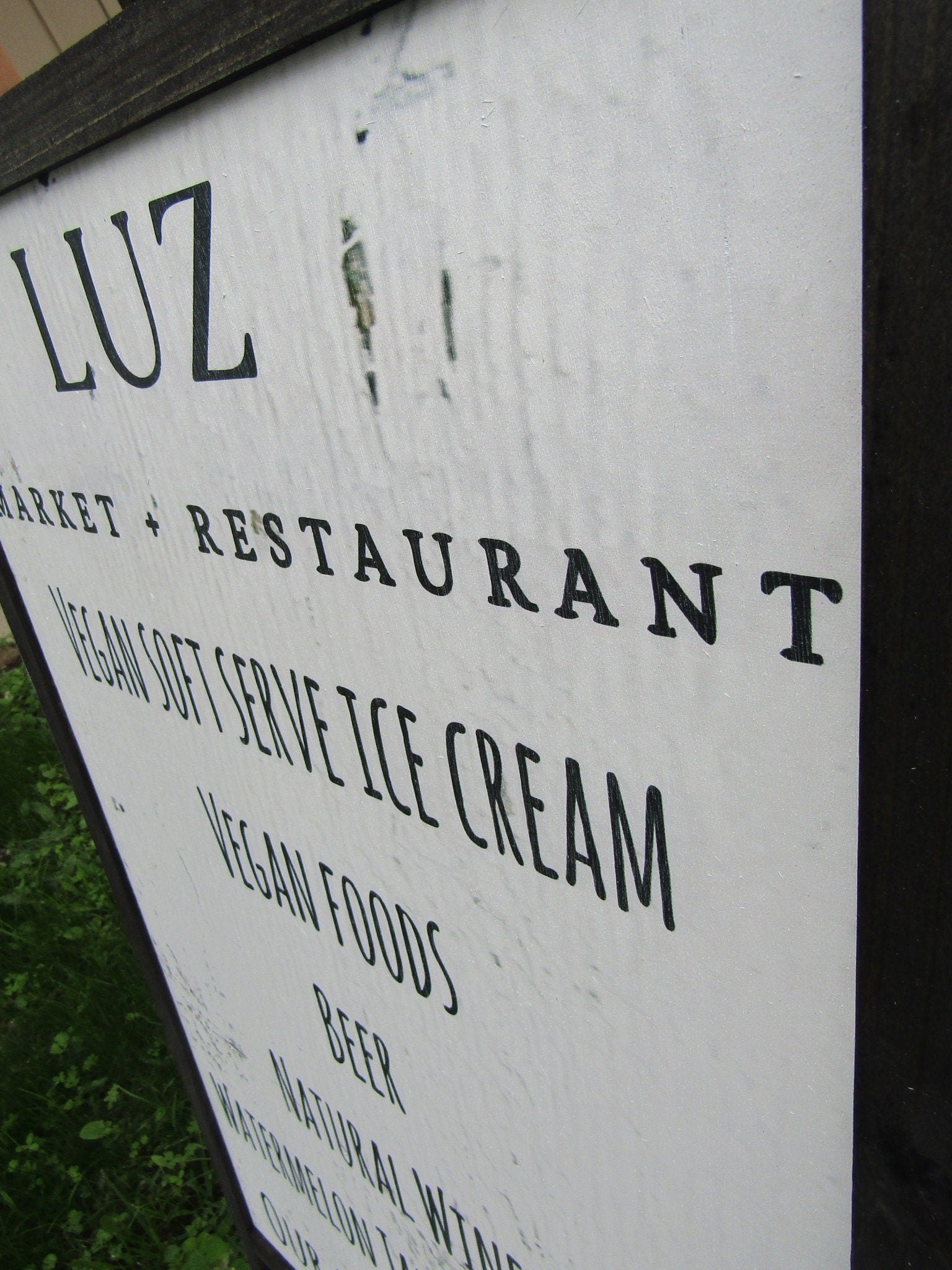 Restaurant Market Food Truck Sidewalk Sign Handmade A Frame Foldable Wooden Informational Sign Business Commerical Professional Signage