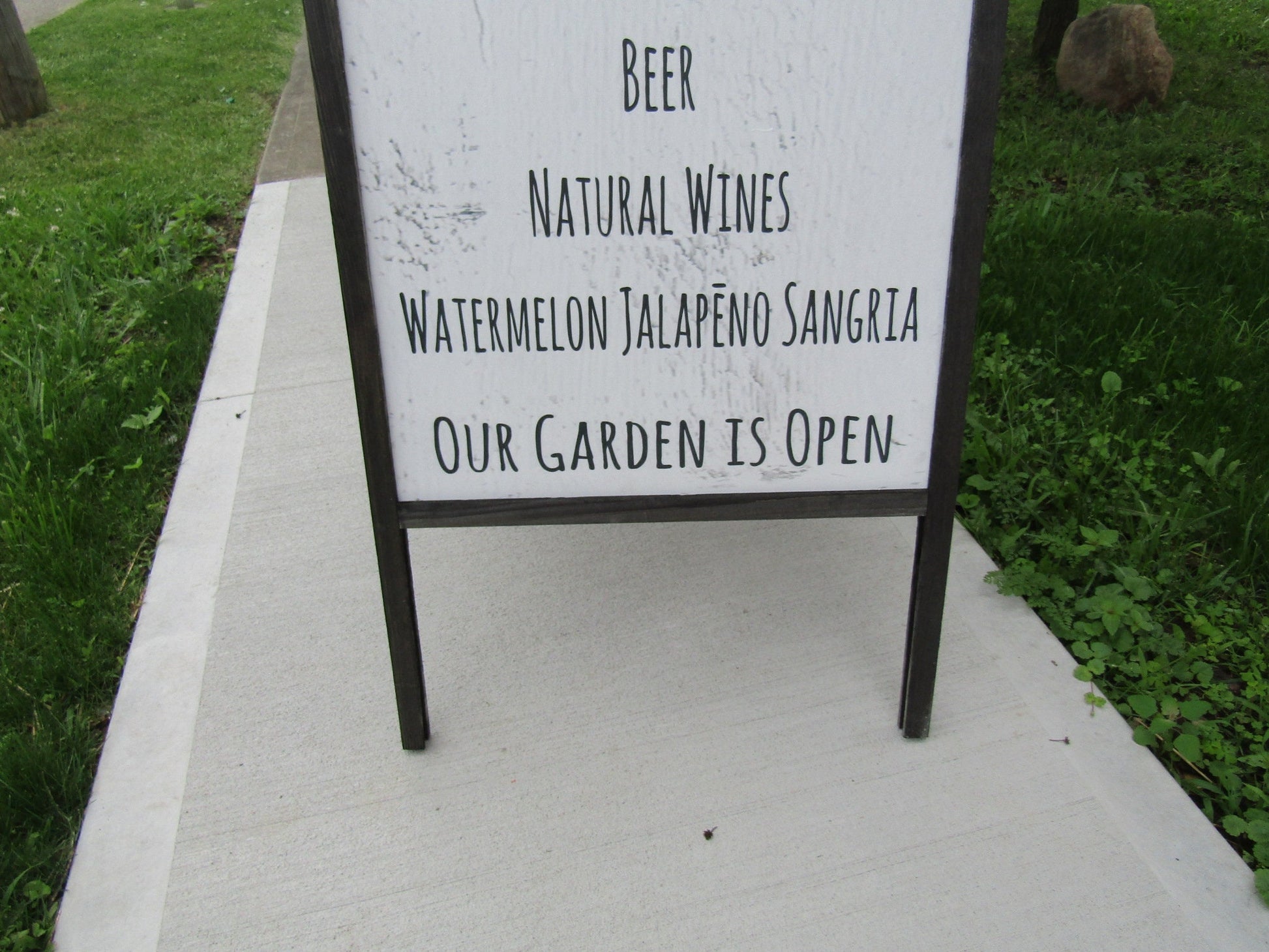 Restaurant Market Food Truck Sidewalk Sign Handmade A Frame Foldable Wooden Informational Sign Business Commerical Professional Signage