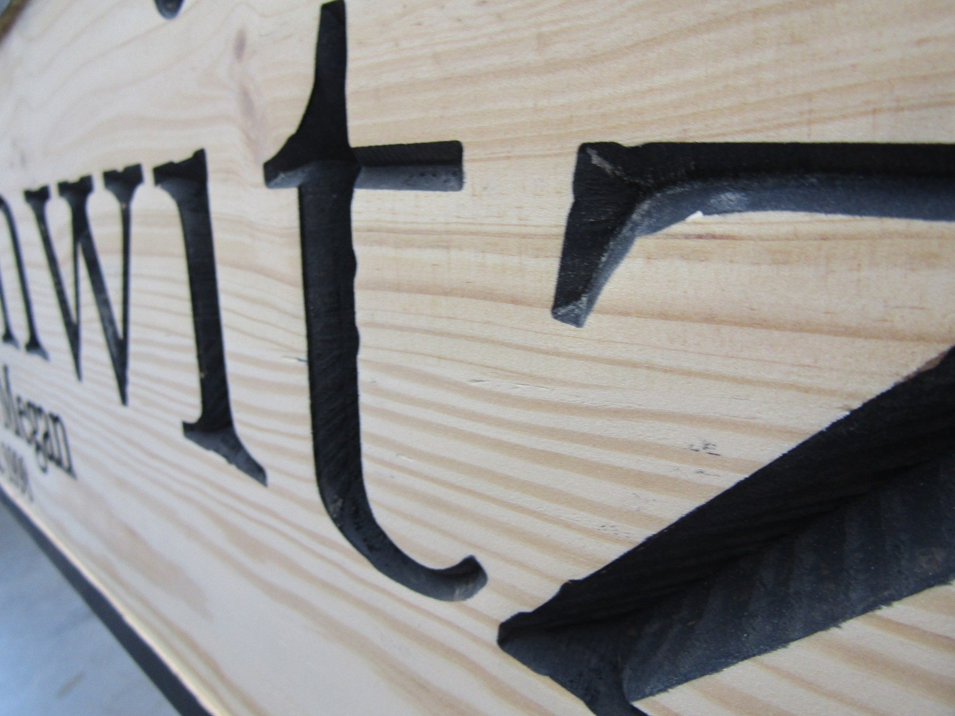 Personalized Last name Wedding Gift Established Year Couple Married Engagement New Home Custom Name Date Wooden Routed Engraved Etched Sign