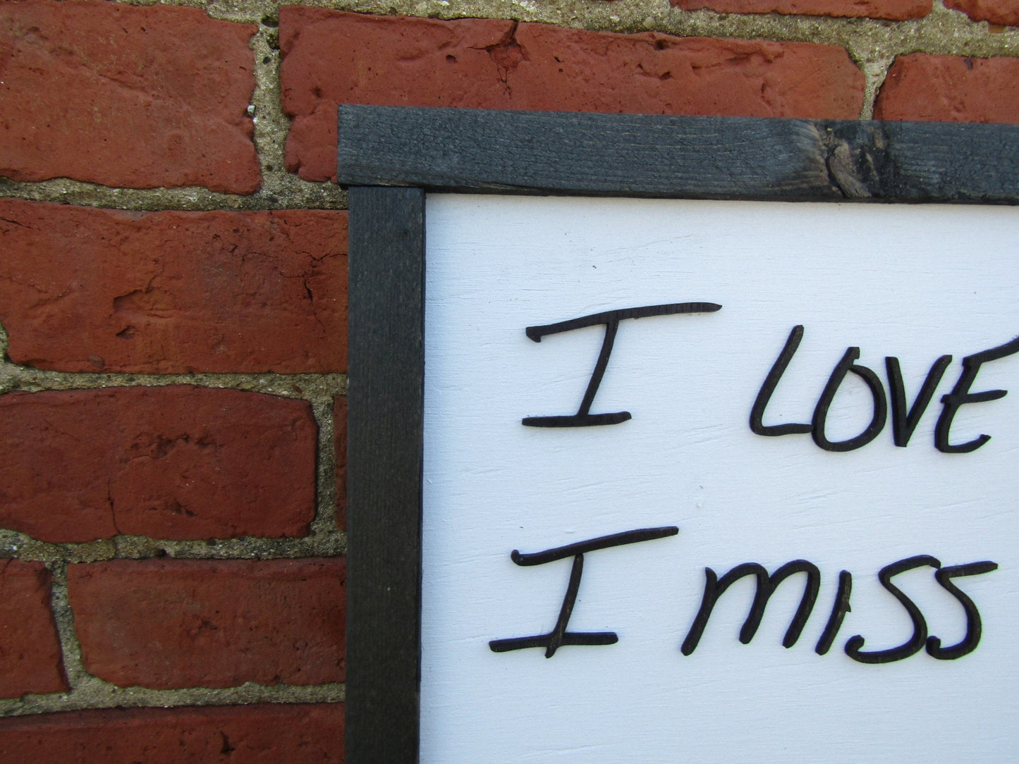 Personal Note I love you Miss You Memorial Custom Handwriting Signature Mom Gift Wife Gift Wooden Decor Sign Ways to Show You Care Personal