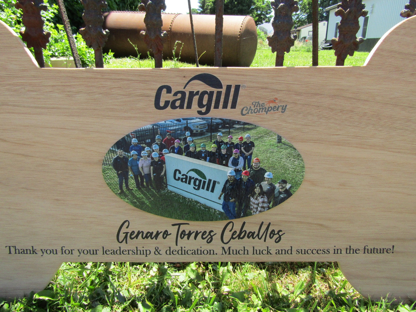 Bone Cut Wood Printed Thank You Award With Photo Custom Plaque Gratitude Retirement Memorial Personalized Sign Gift Company Pet Dog Bone