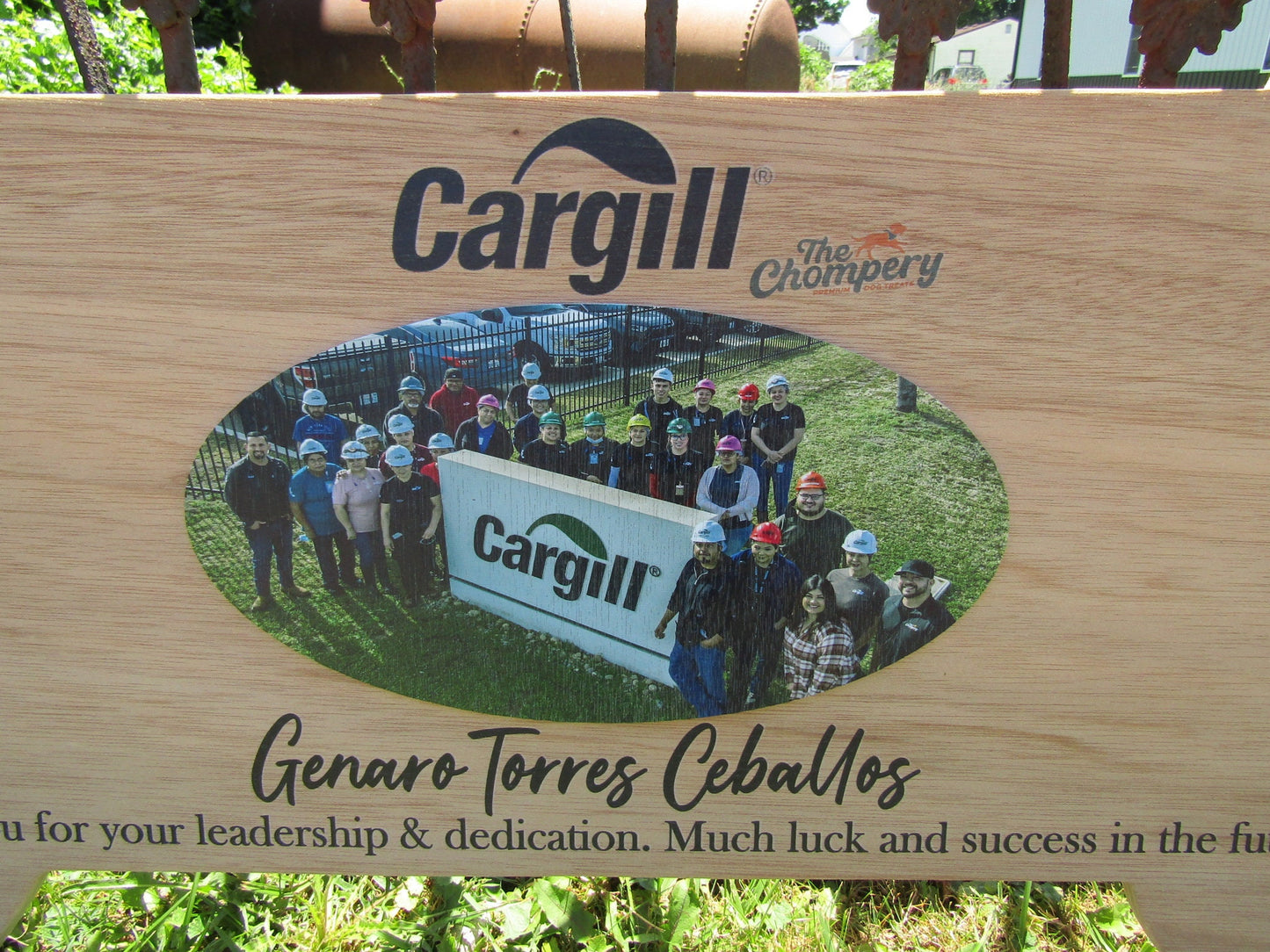 Bone Cut Wood Printed Thank You Award With Photo Custom Plaque Gratitude Retirement Memorial Personalized Sign Gift Company Pet Dog Bone