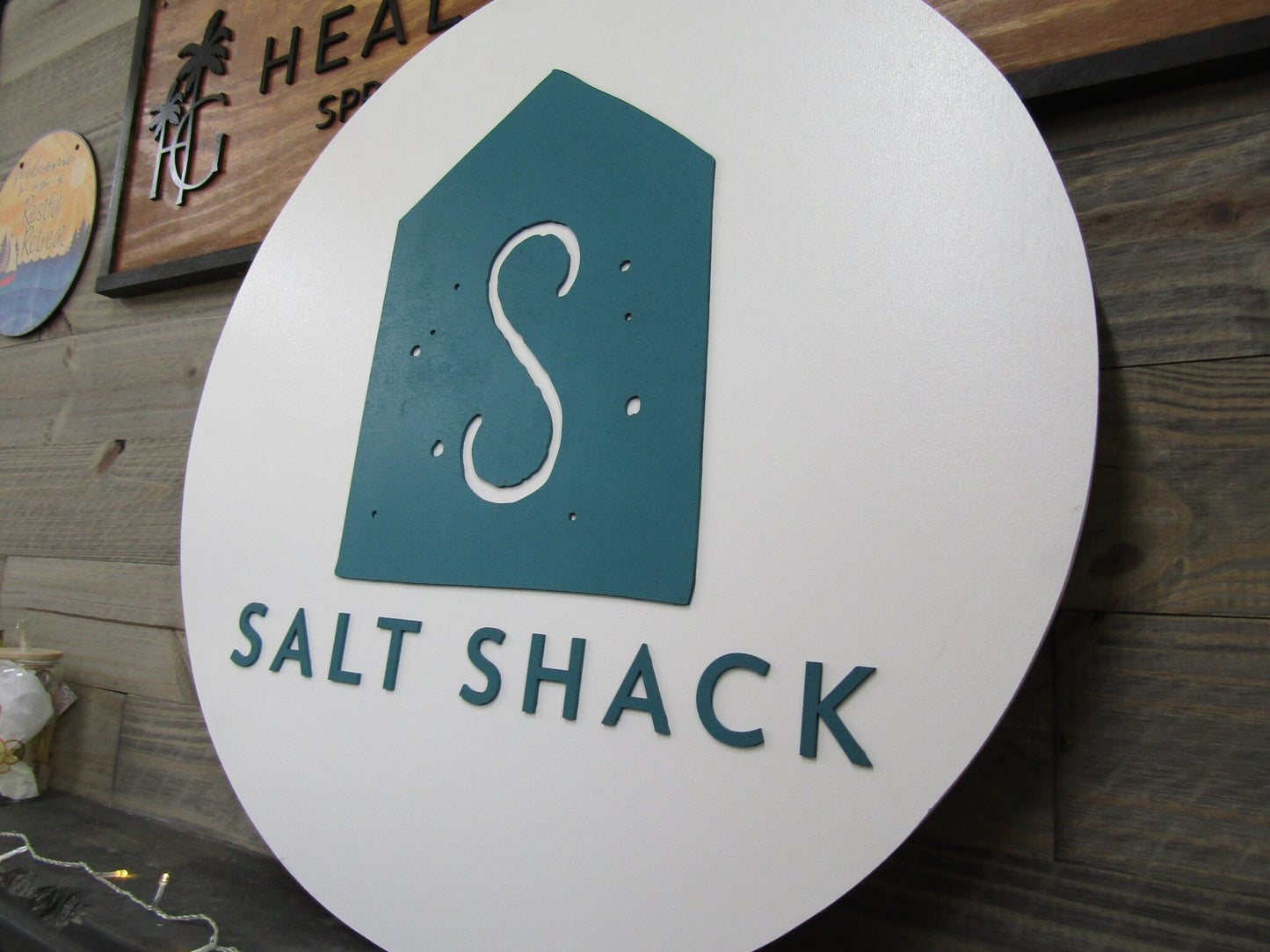 Custom Bar and Grill Cabin Eatery BNB Shack Sign Wooden Your Logo Personalized Simple Affordable Outdoor Indoor Patio Commerical Signage