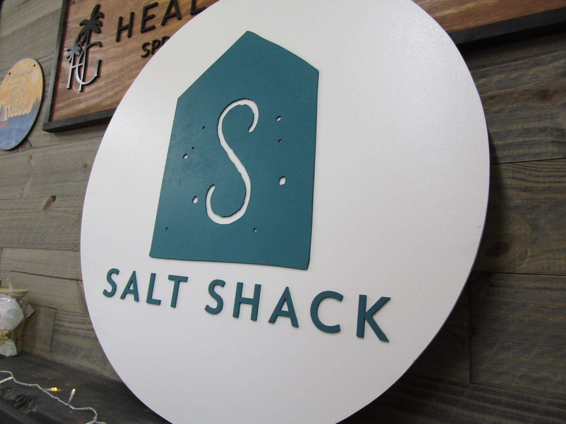 Custom Bar and Grill Cabin Eatery BNB Shack Sign Wooden Your Logo Personalized Simple Affordable Outdoor Indoor Patio Commerical Signage
