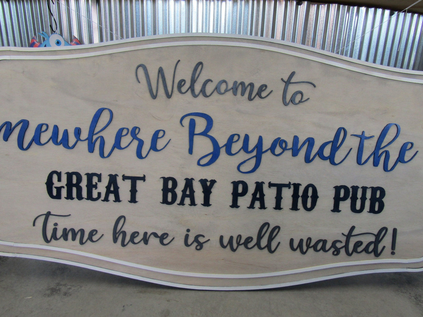 Custom Handmade Wood Sign Pub Signage Commerical Business Sign Your Logo Image Patio Food Drinks Eatery Large Made To Order Personalized