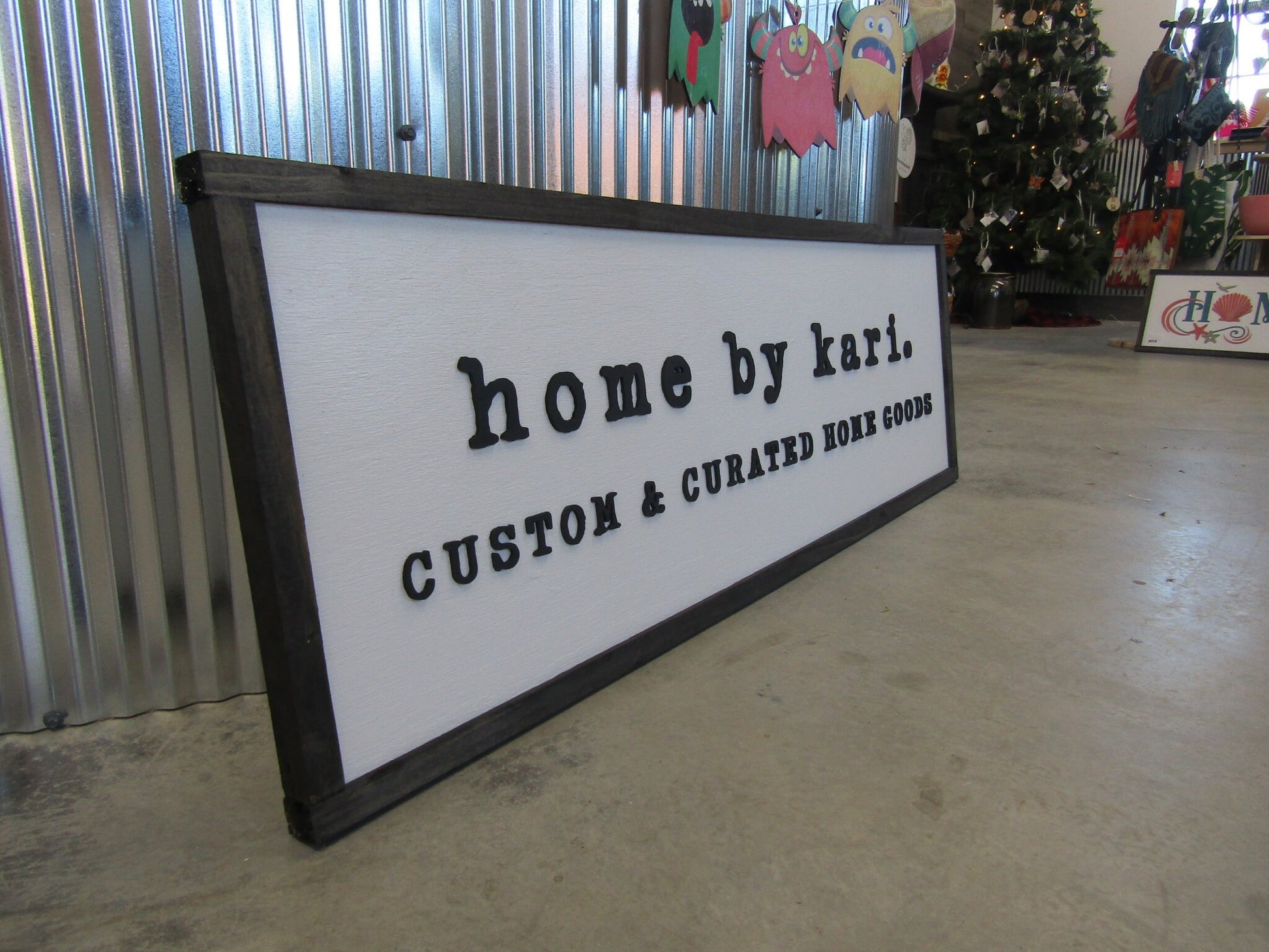 Custom Rectangle Wood Sign Home Store Decor Commerical Signage Your logo Company Name Personalized 3D Raised Wooden Handmade Letters