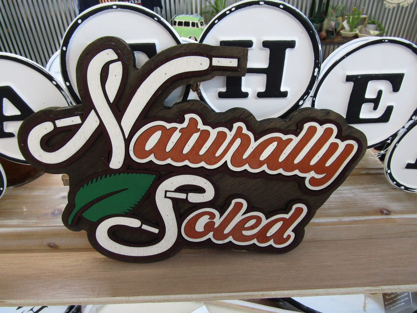 Welcome to Our Local Shop sign