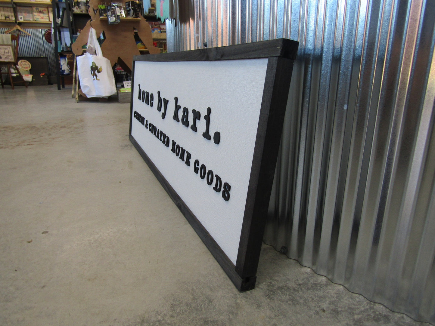 Custom Rectangle Wood Sign Home Store Decor Commerical Signage Your logo Company Name Personalized 3D Raised Wooden Handmade Letters