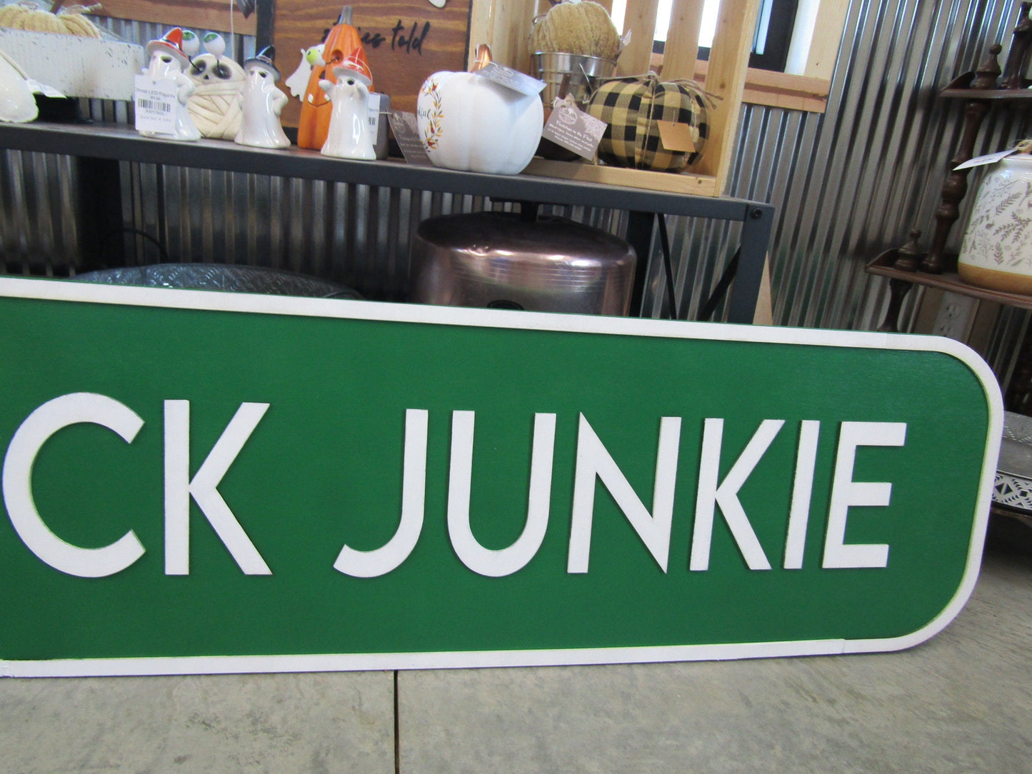 Custom Wood Handmade Sign Food Truck Signage Commerical Food Handmade Green Personalized Grill Outdoor Eating Festival On The Go 3D Large