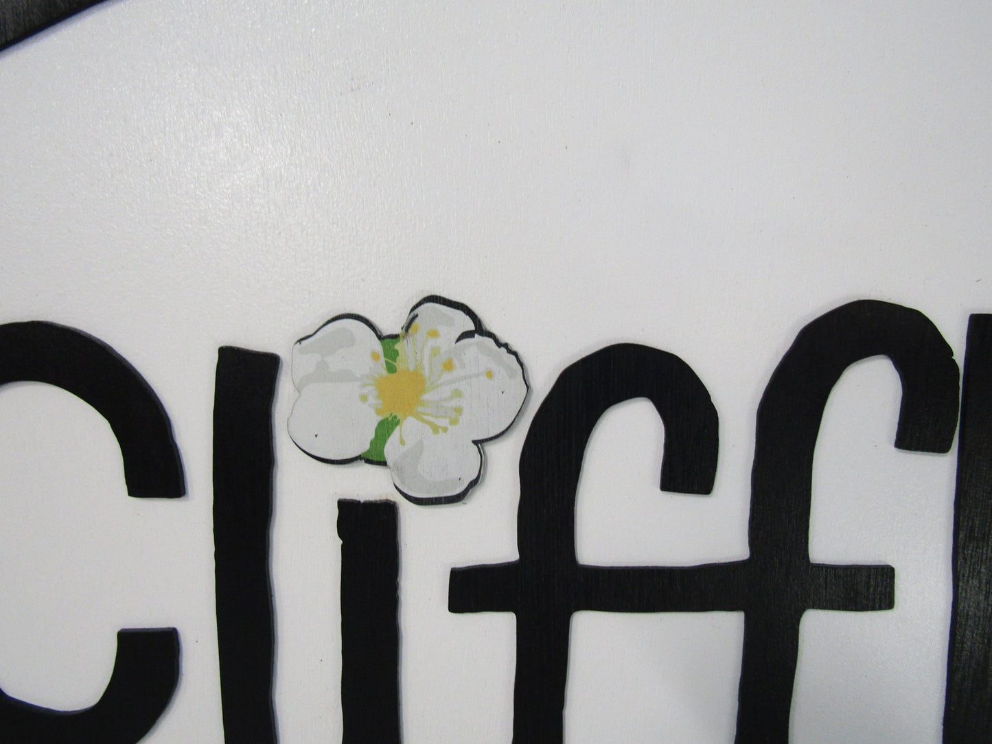 Business Sign Oval 3D Large Custom Collective Signage Indoor Outdoor Your Logo Rose Laser Cut Wooden Sign Commerical Signage Store Front