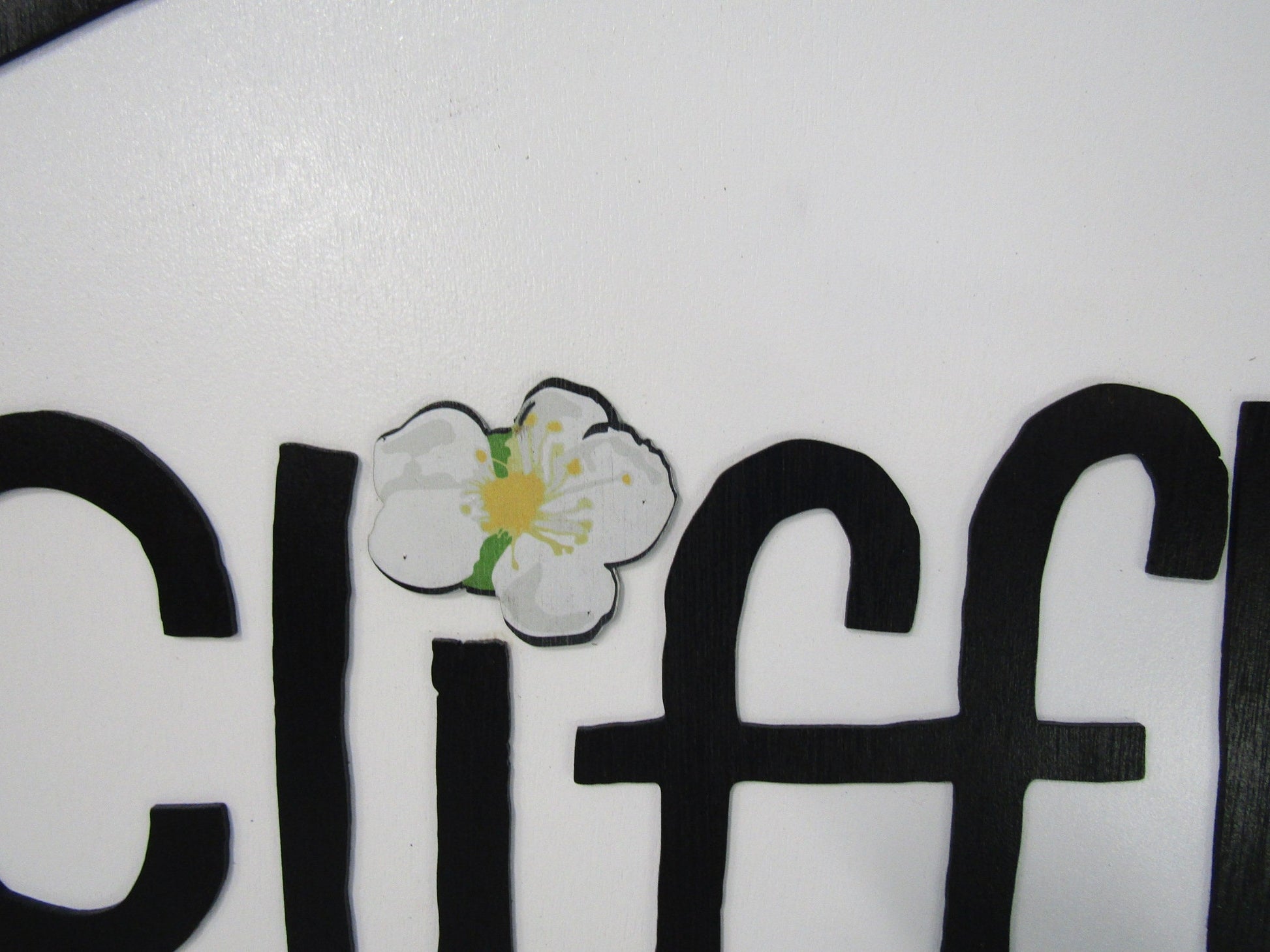 Business Sign Oval 3D Large Custom Collective Signage Indoor Outdoor Your Logo Rose Laser Cut Wooden Sign Commerical Signage Store Front