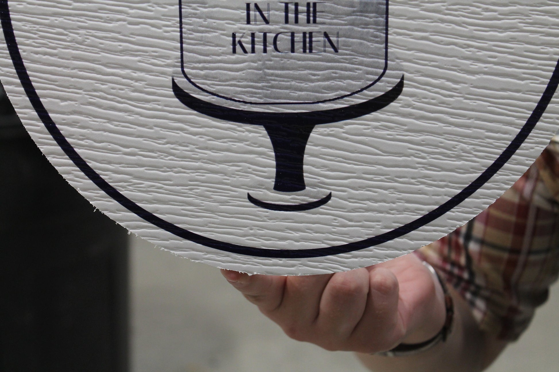 Fancy Cake Sign PVC Weatherproof Waterproof Print In Color Minimalist Sign Cake Pretty Floral Custom Logo Flat Surface Door Hanger Business