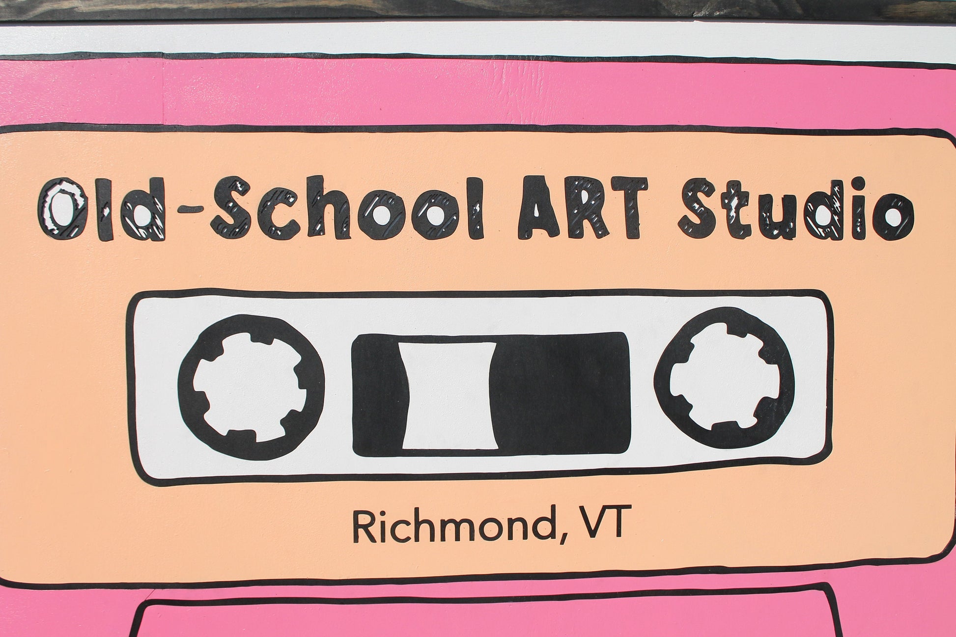 cassette tape sign