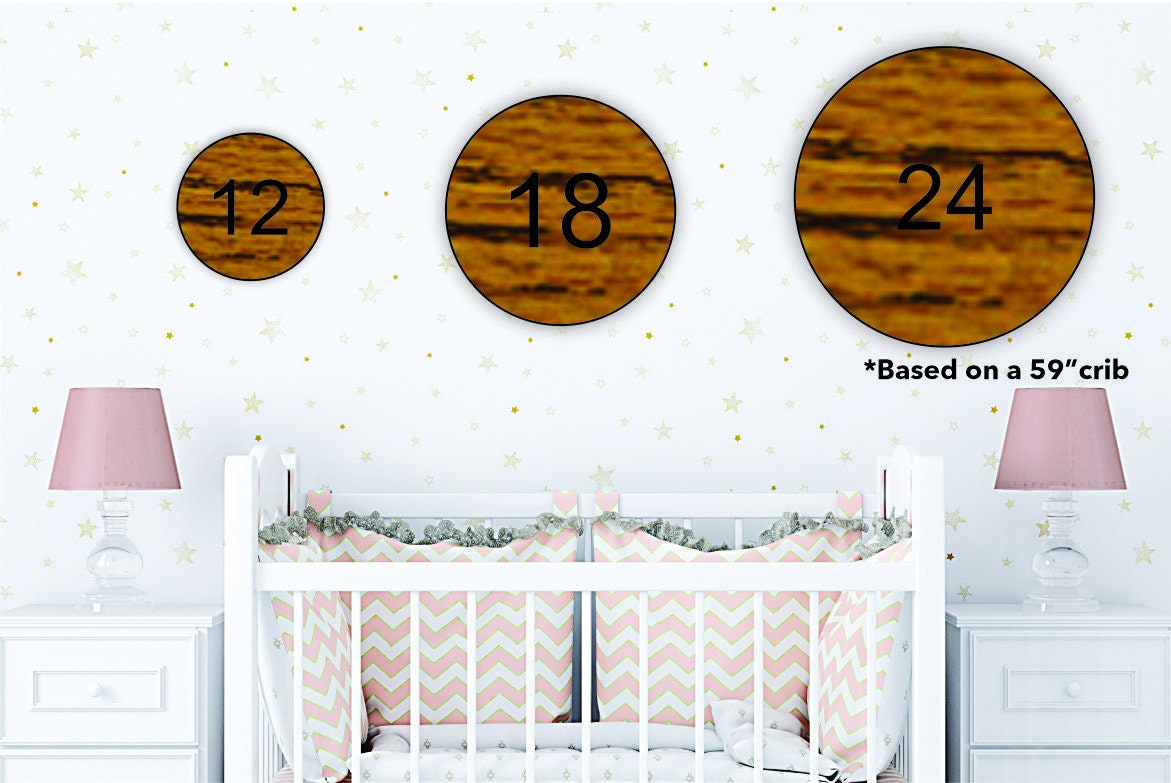 Custom Business Sign Round Rustic Roots Floral Hoop Branches Trees Made to Order Logo Circle Wooden Handmade Raised Text Home