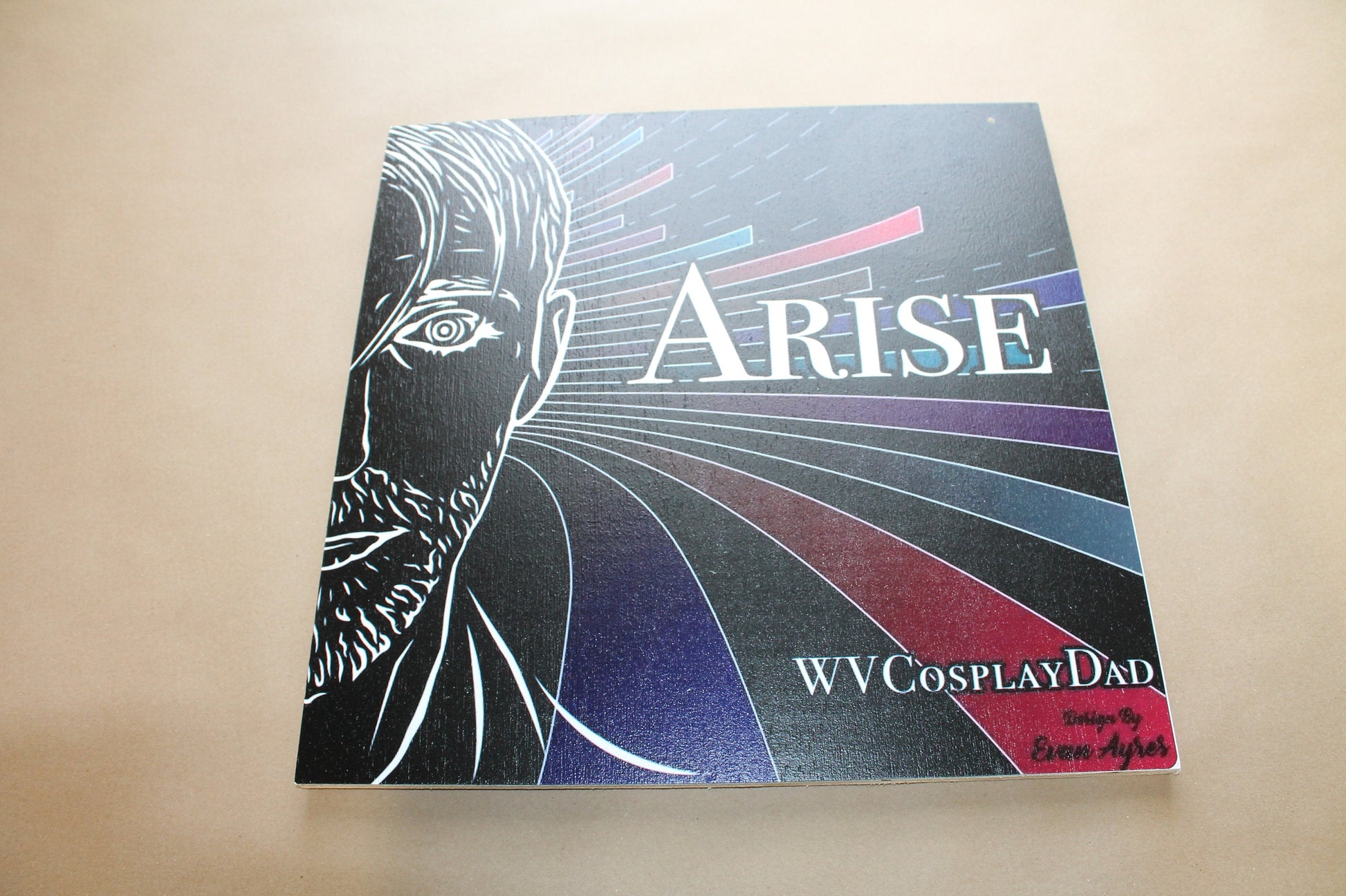 Small Business Sign Logo Your Actual Logo Square Hanging Sign Art Design Booth Custom Square Personalized Wall Art Color Wood Print