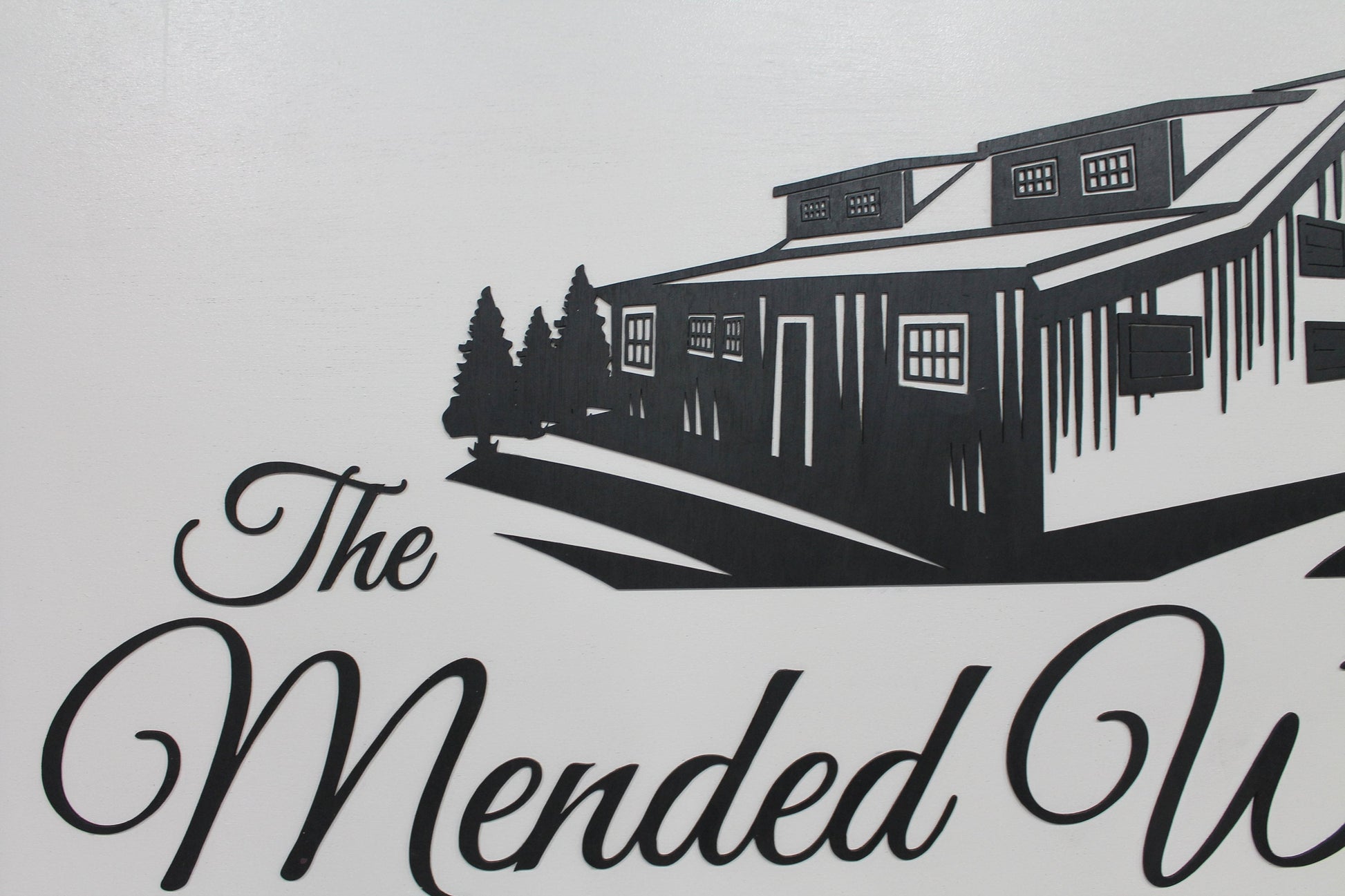 Custom Business Sign Rectangle 3D Large Custom Farmhouse Business BNB Home Ranch Indoor Outdoor Small Business Logo Laser Cut Wood Sign Farm