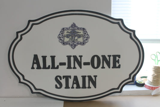 Business Paint Supply Sign Store Front Tailormade Oval 3D Logo Uv printed 3D Large Indoor Outdoor Laser Cut Wood Sign Farmhouse Handmade