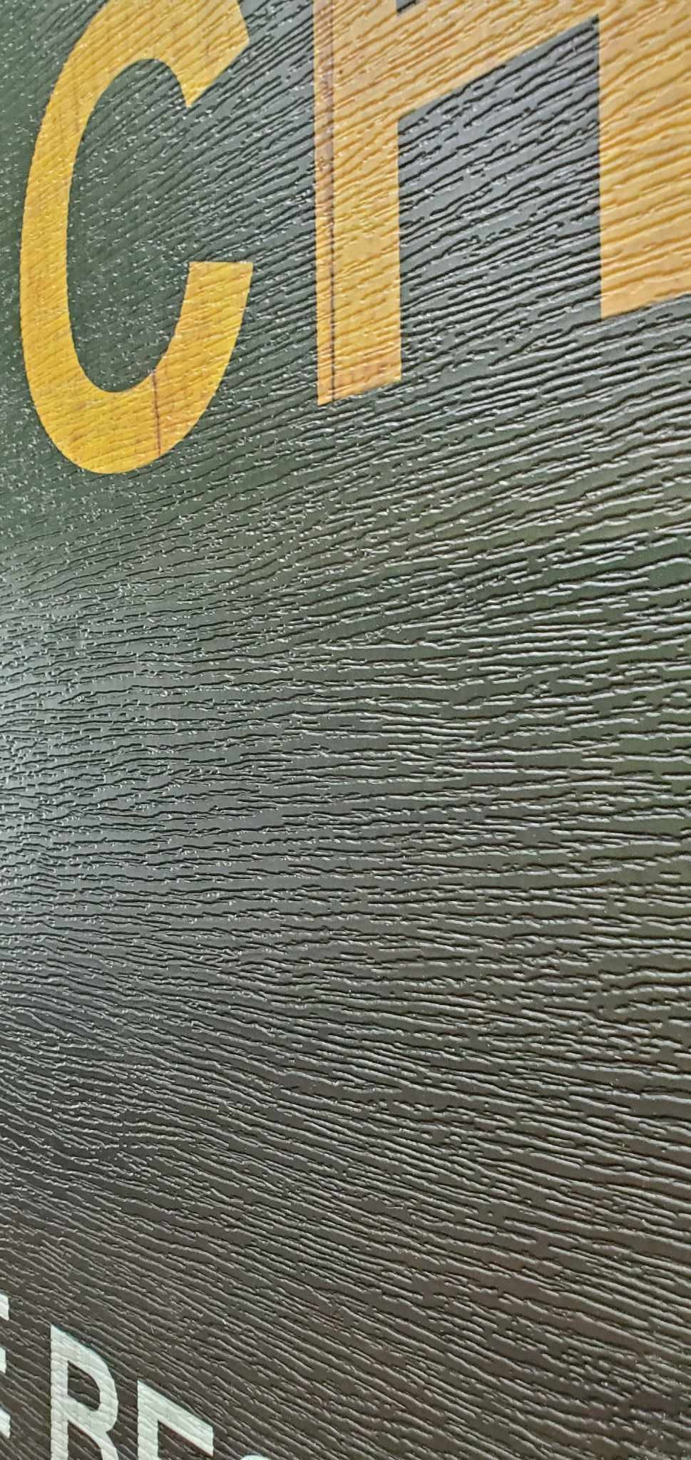 Vintage Barn Sign PVC Textured Finish Weatherproof Fade Resistant Mail Pouch Treat Yourself Rustic Waterproof Decor Chew Printed Outdoor