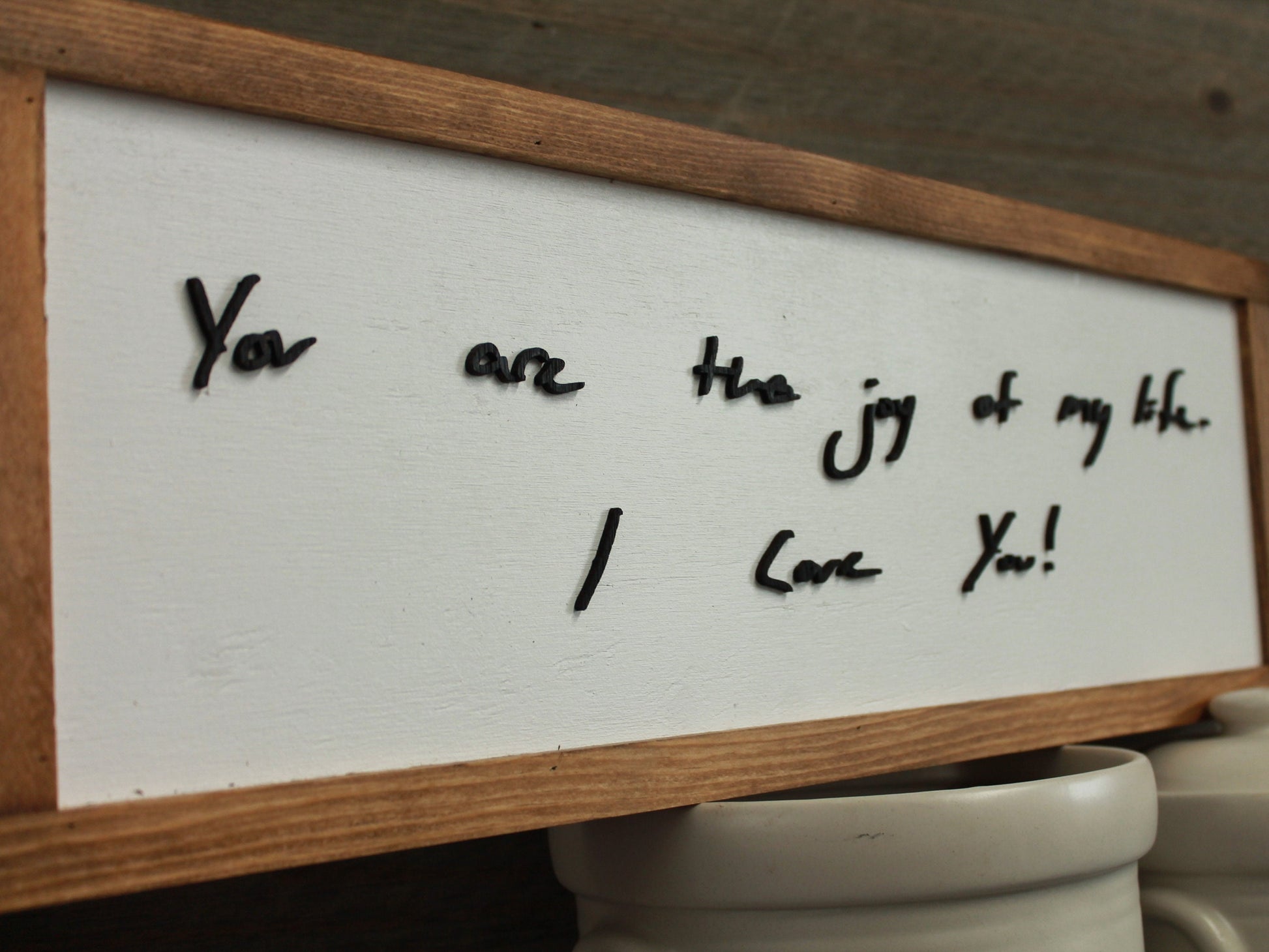handwritten note