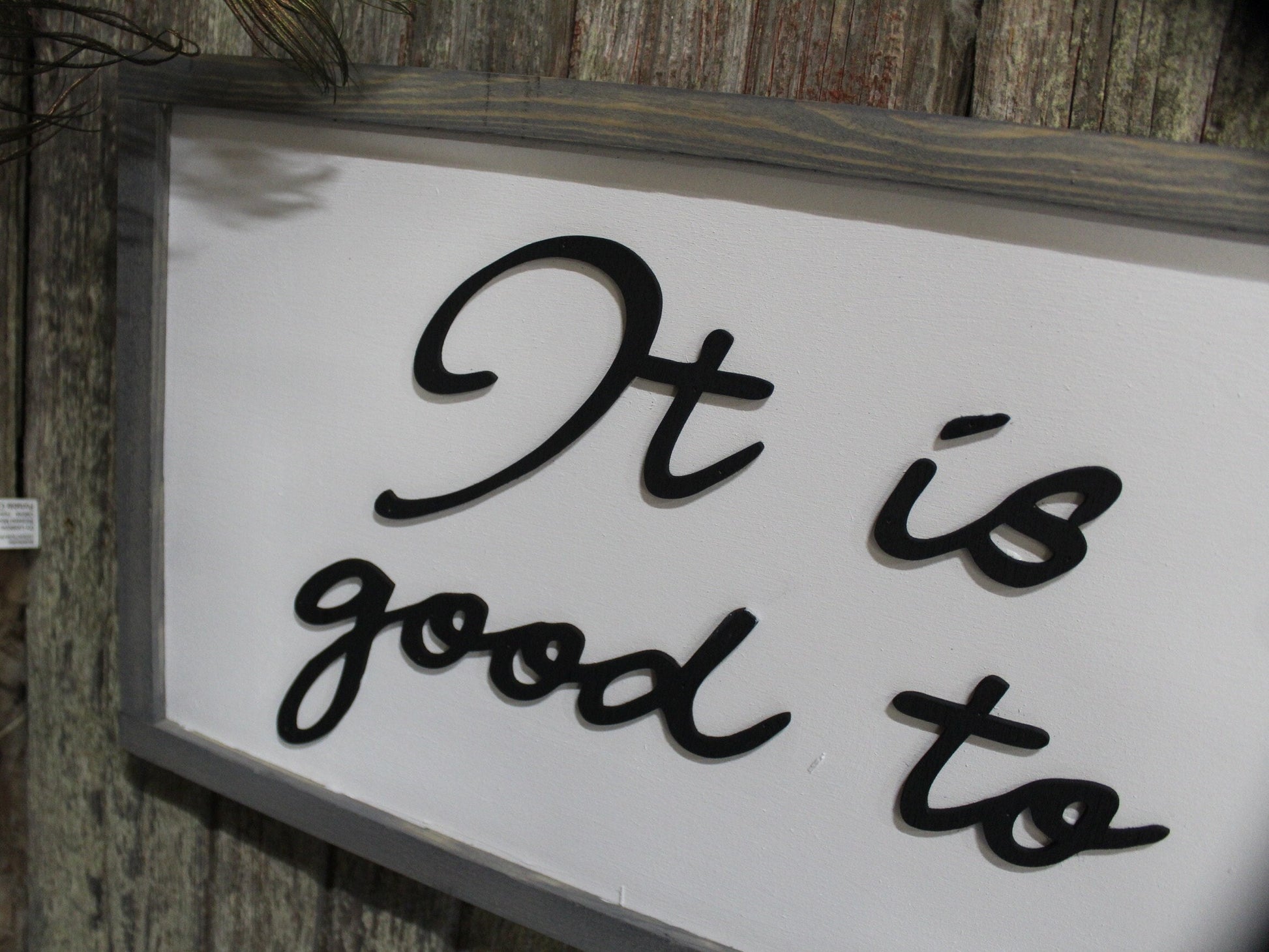 It Is Good To Be Home, Large Custom Sign, Over-sized Rustic, Wood, Laser Cut Out, Raised Letters, Extra Large, Sign, Couch Sign, Fireplace