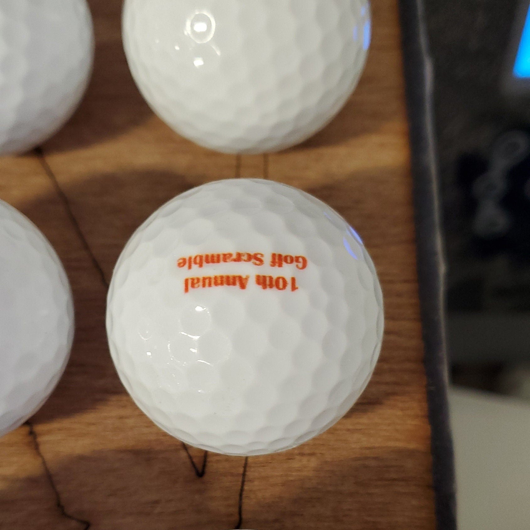 Wholesale Bulk Custom Golf Balls Golfer Sport Logo Image Company Business Name Personalized Printed Set Bulk Club Clubhouse Create Your Own