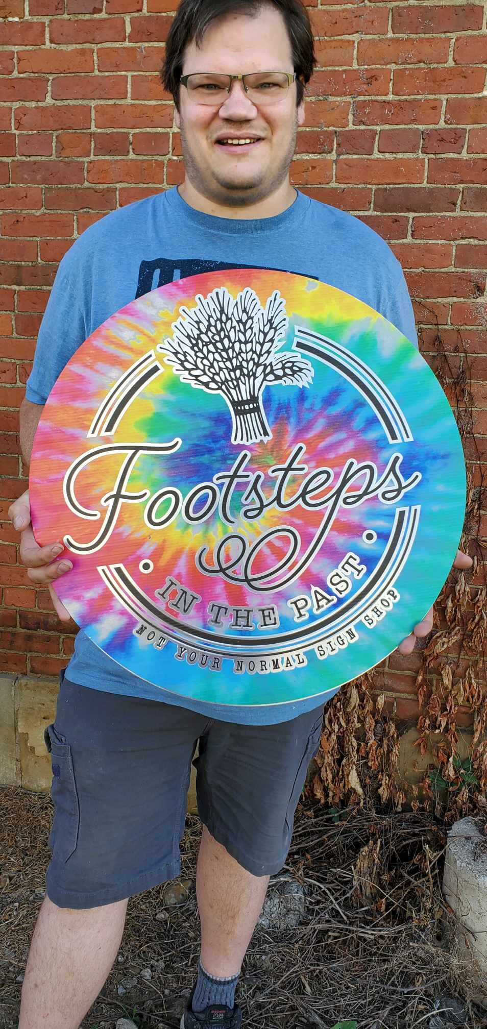 Personalized Aluminum Sign with your Custom business Logo on Aluminum Great for outdoors not steel will not rust